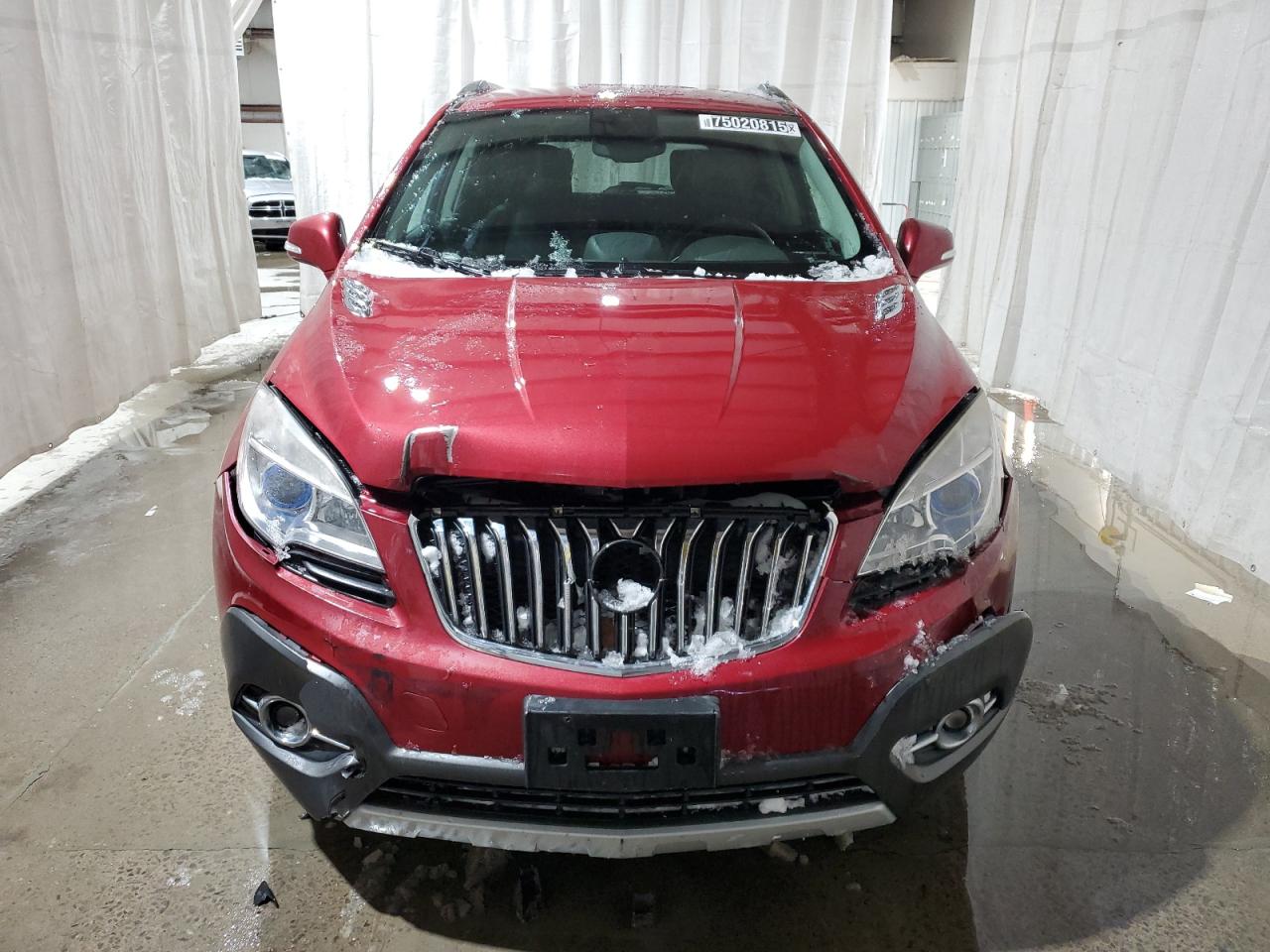 2014 Buick Encore Convenience Red vin: KL4CJFSB2EB592017 Damage: Left Head Lamp, Faded, Repair Required