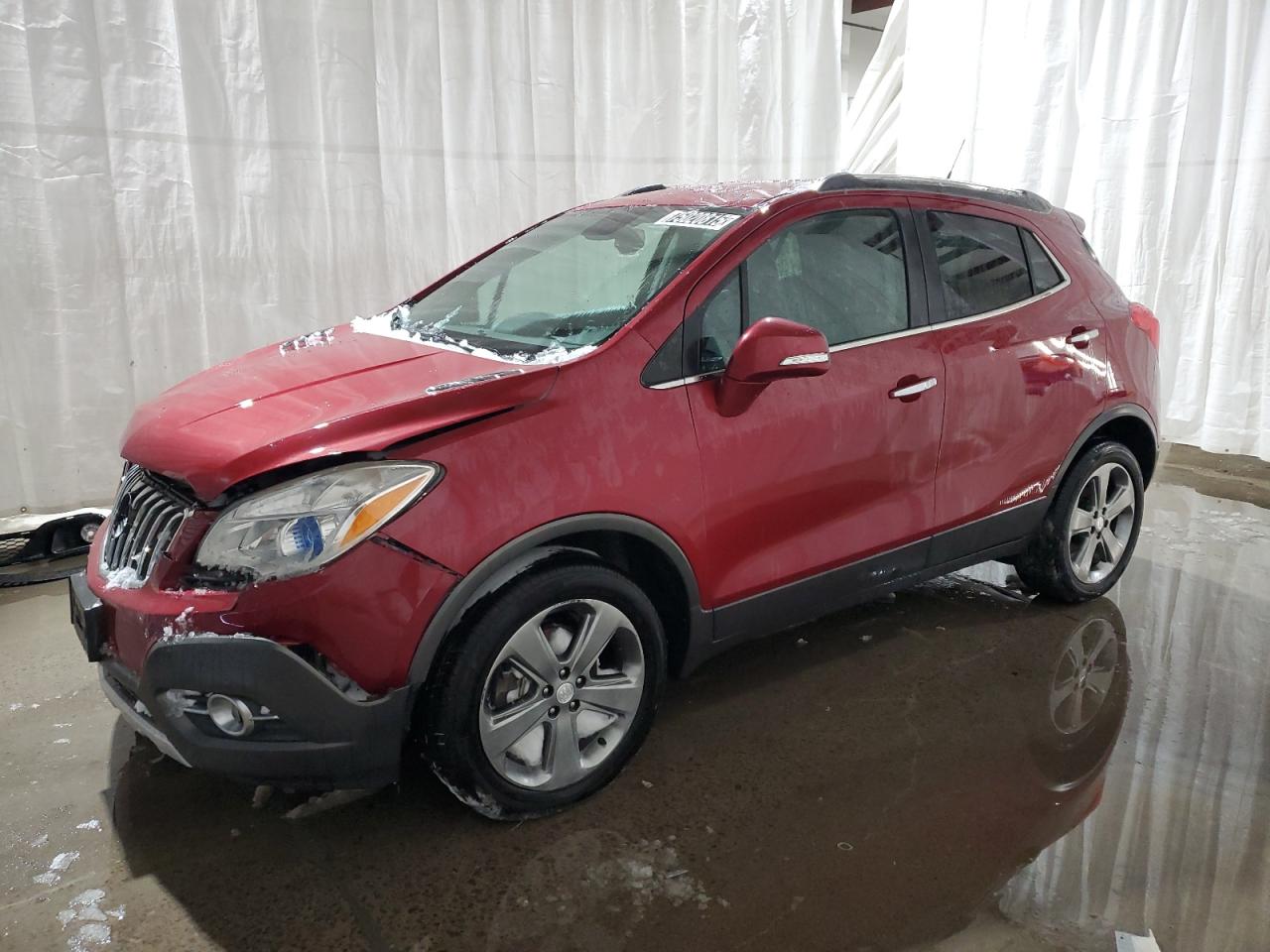 2014 Buick Encore Convenience Red vin: KL4CJFSB2EB592017 Damage: Front Bumper, Broken, Replacement Required
