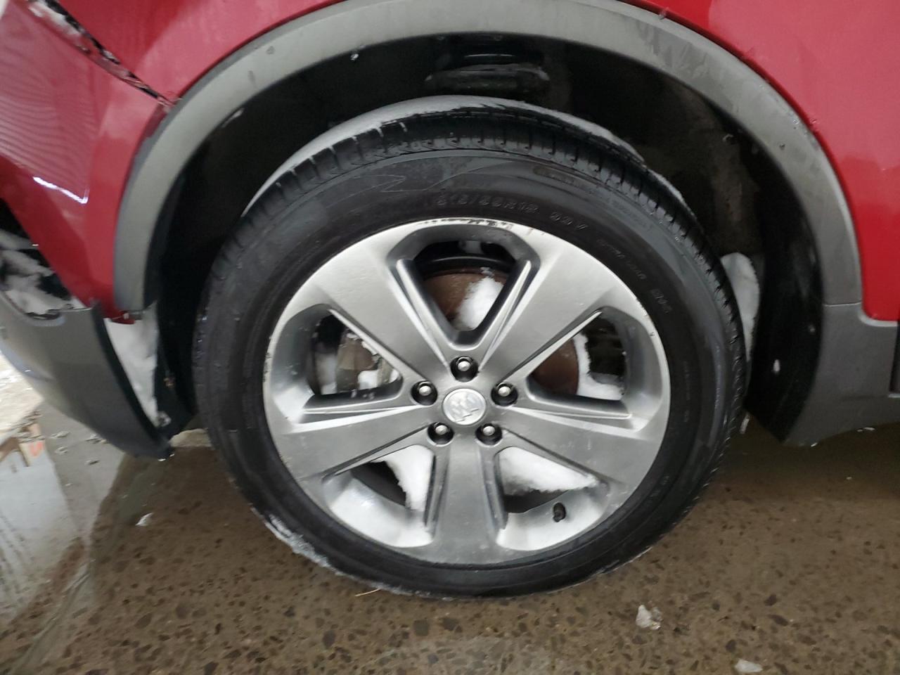 2014 Buick Encore Convenience Red vin: KL4CJFSB2EB592017 Damage: Left Front Wheel, Curb Rash, 4 To 5 Inches