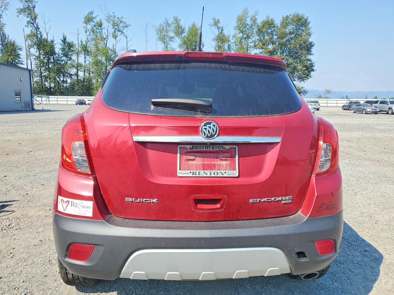 2014 Buick Encore Convenience Red vin: KL4CJFSB2EB648165