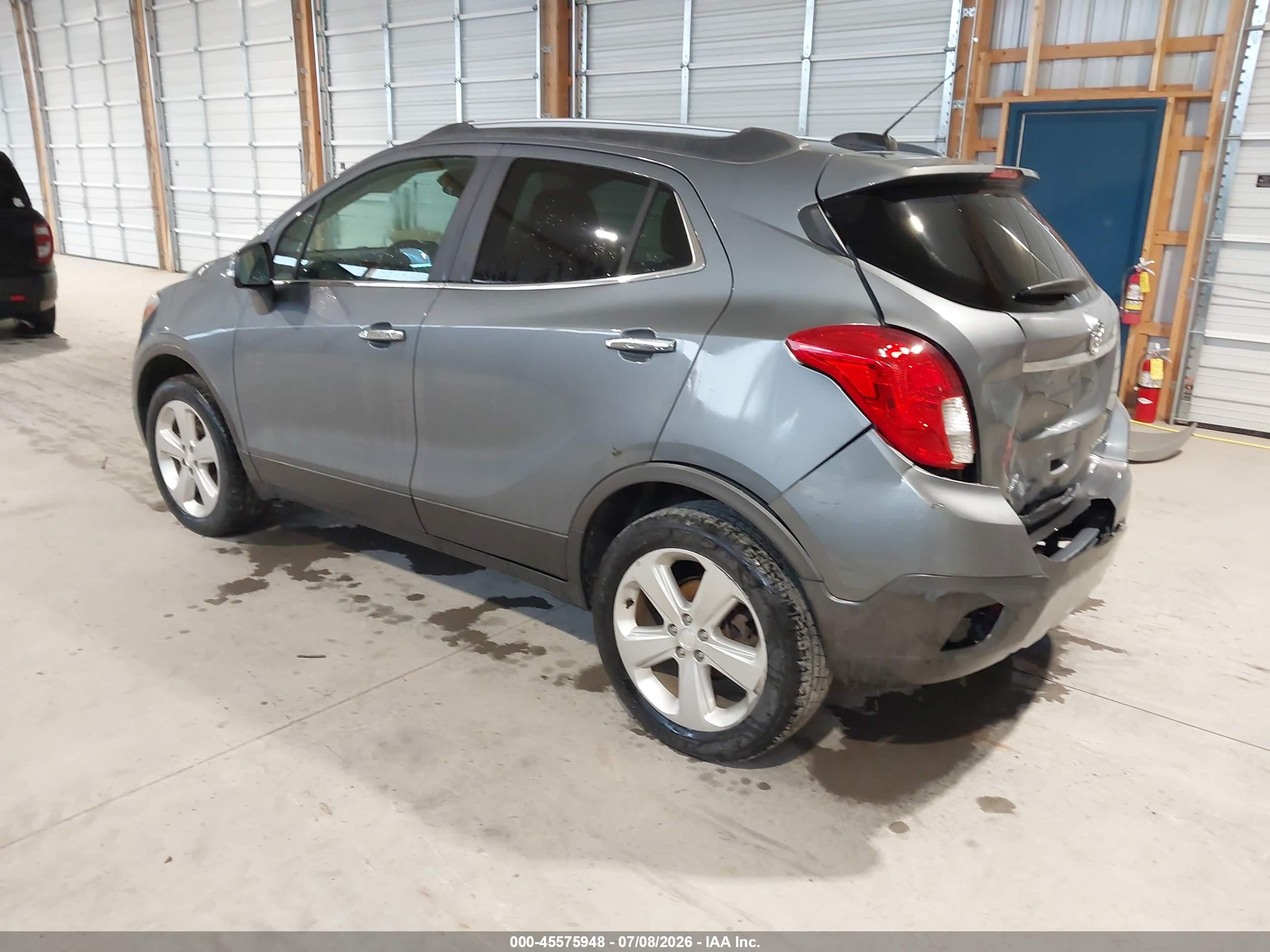 2015 Buick Encore Convenience Gray vin: KL4CJFSB2FB127609