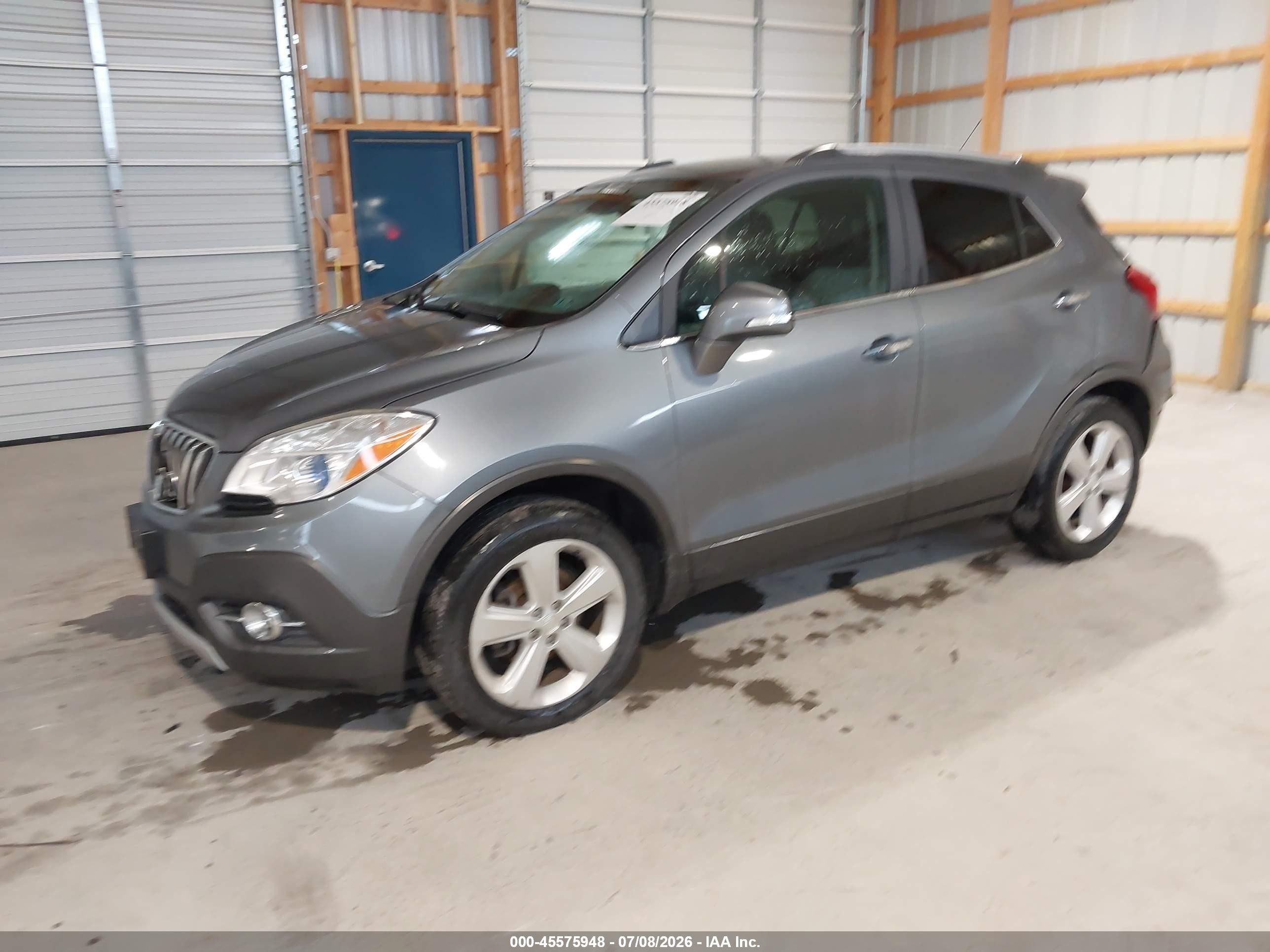 2015 Buick Encore Convenience Gray vin: KL4CJFSB2FB127609