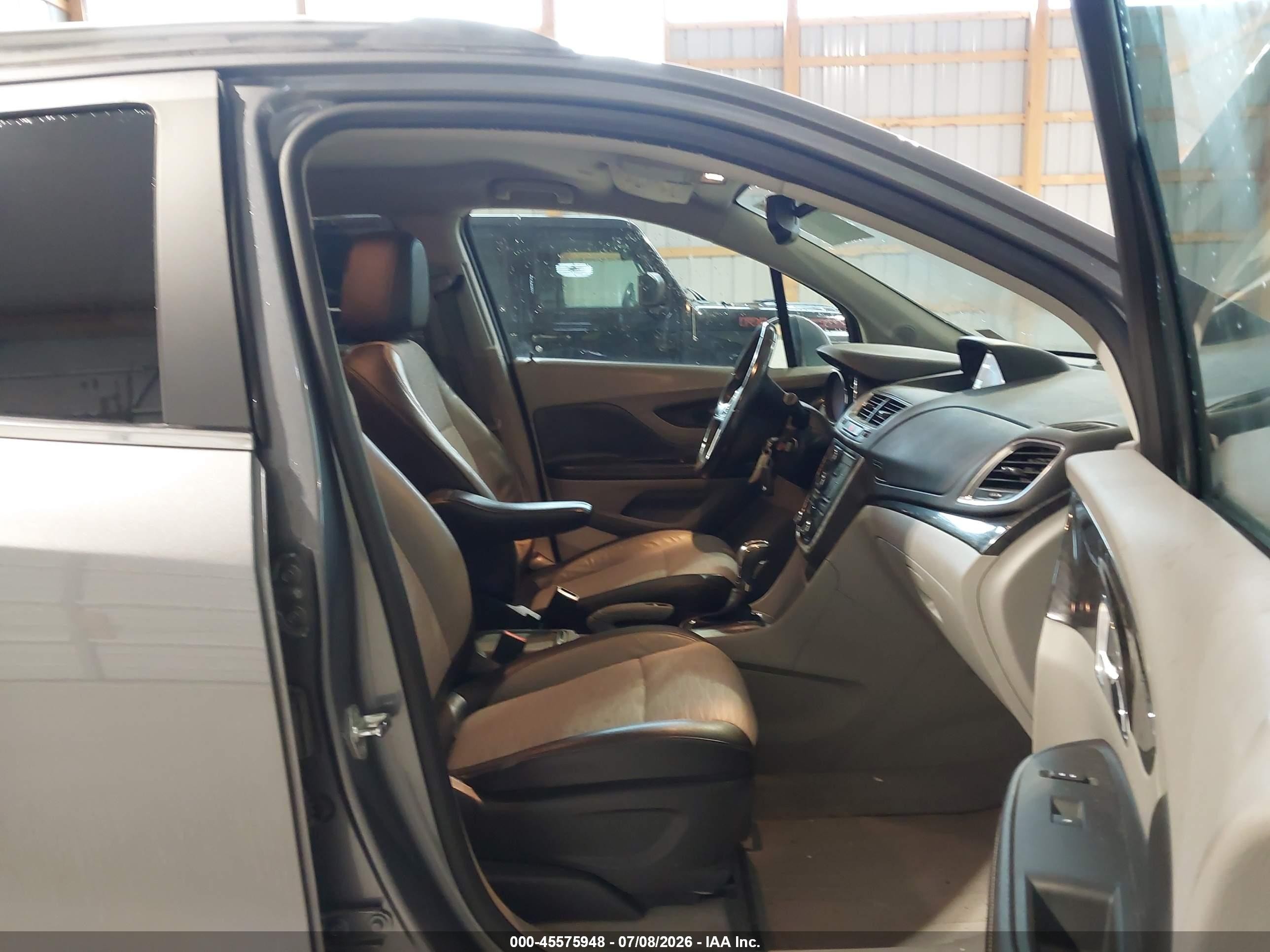 2015 Buick Encore Convenience Gray vin: KL4CJFSB2FB127609