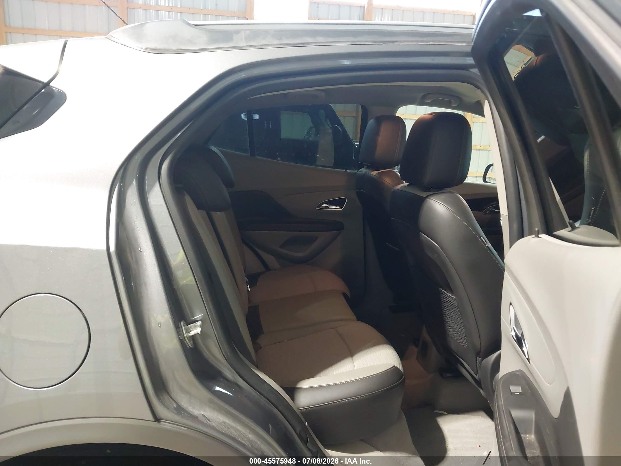 2015 Buick Encore Convenience Gray vin: KL4CJFSB2FB127609