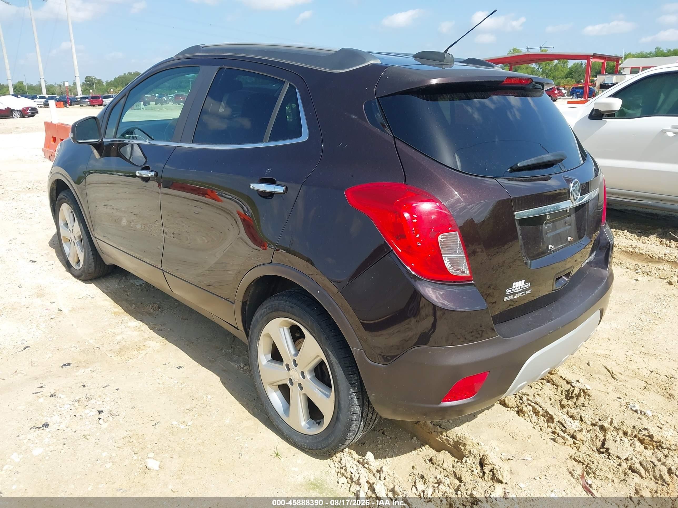 2015 Buick Encore Convenience Burgundy vin: KL4CJFSB2FB244297