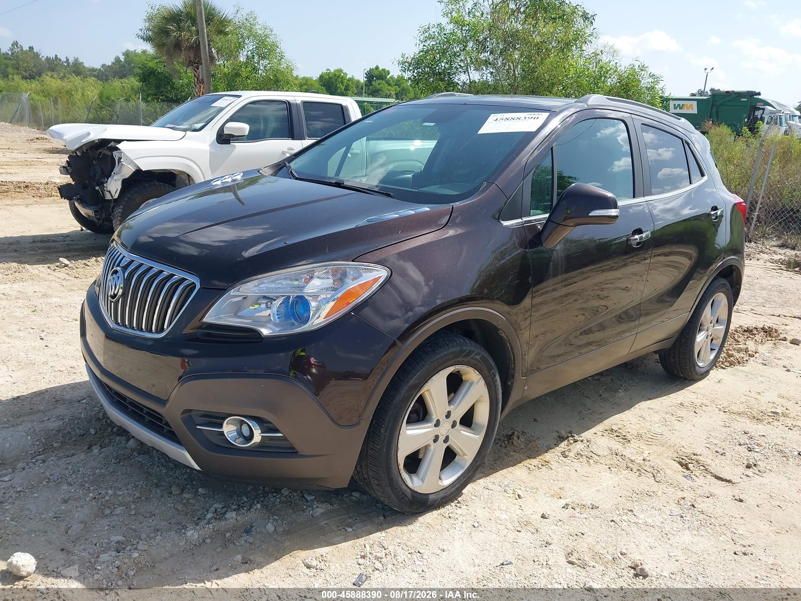 2015 Buick Encore Convenience Burgundy vin: KL4CJFSB2FB244297