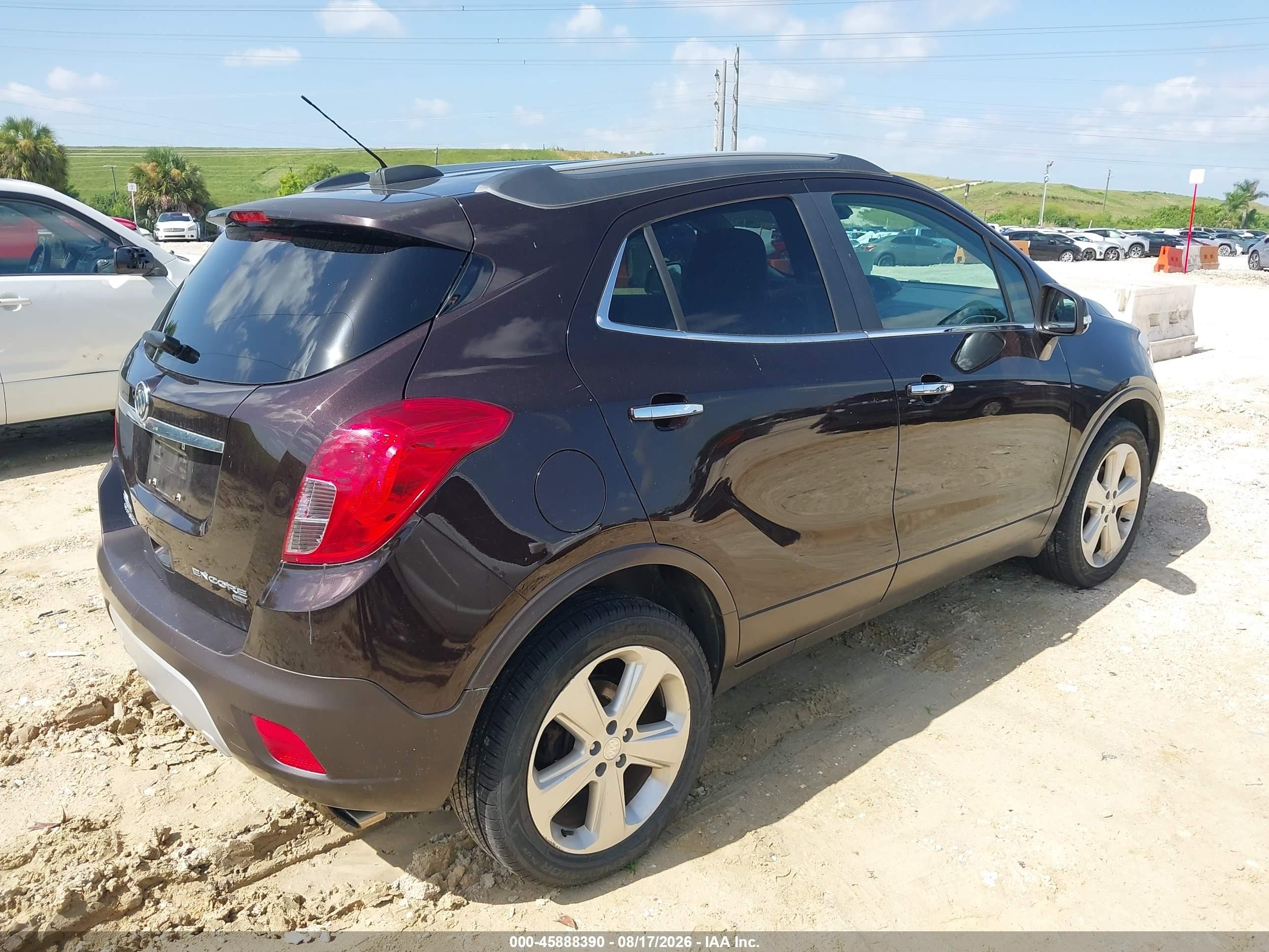 2015 Buick Encore Convenience Burgundy vin: KL4CJFSB2FB244297