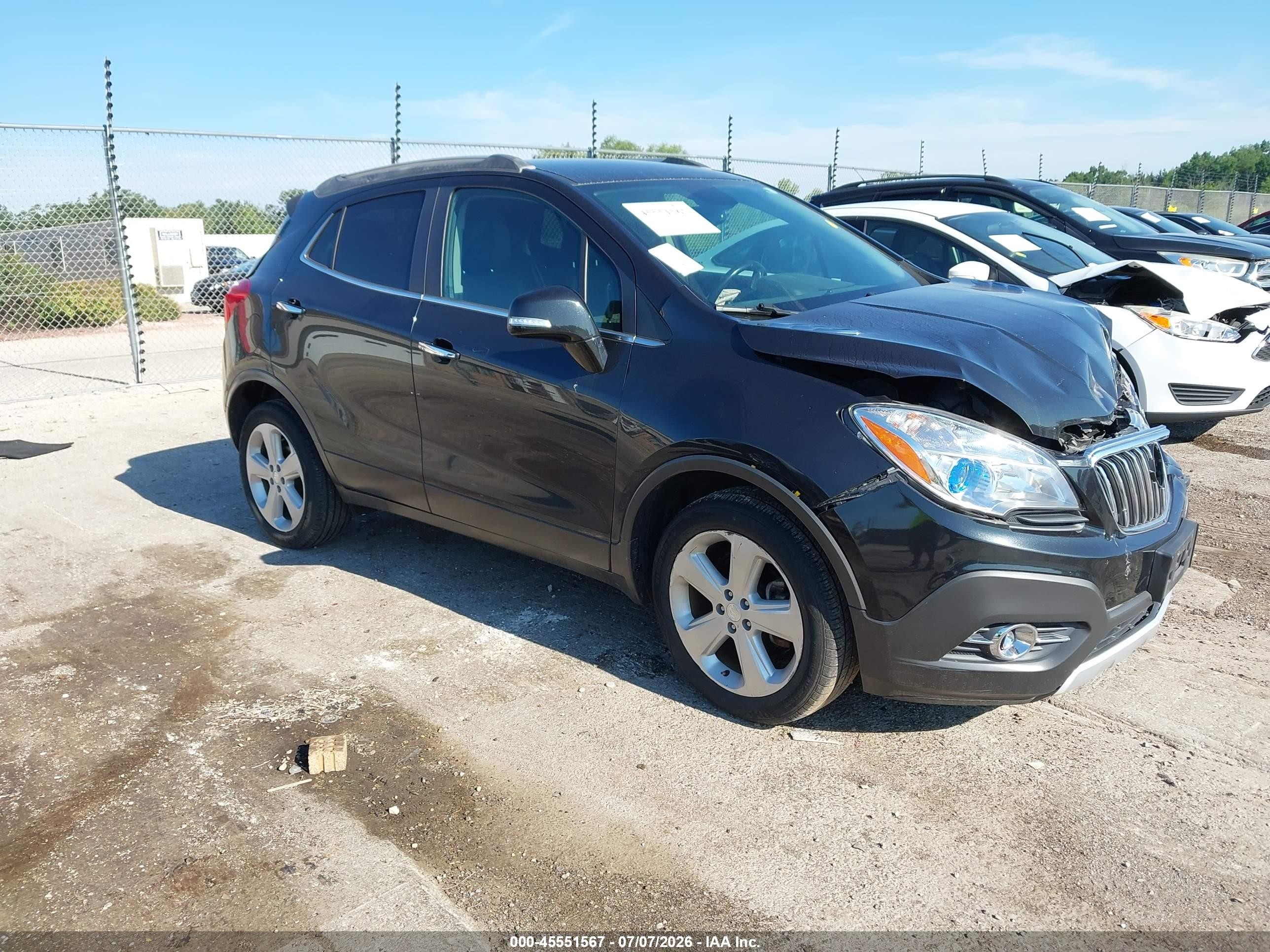 2015 Buick Encore Convenience Black vin: KL4CJFSB2FB265361