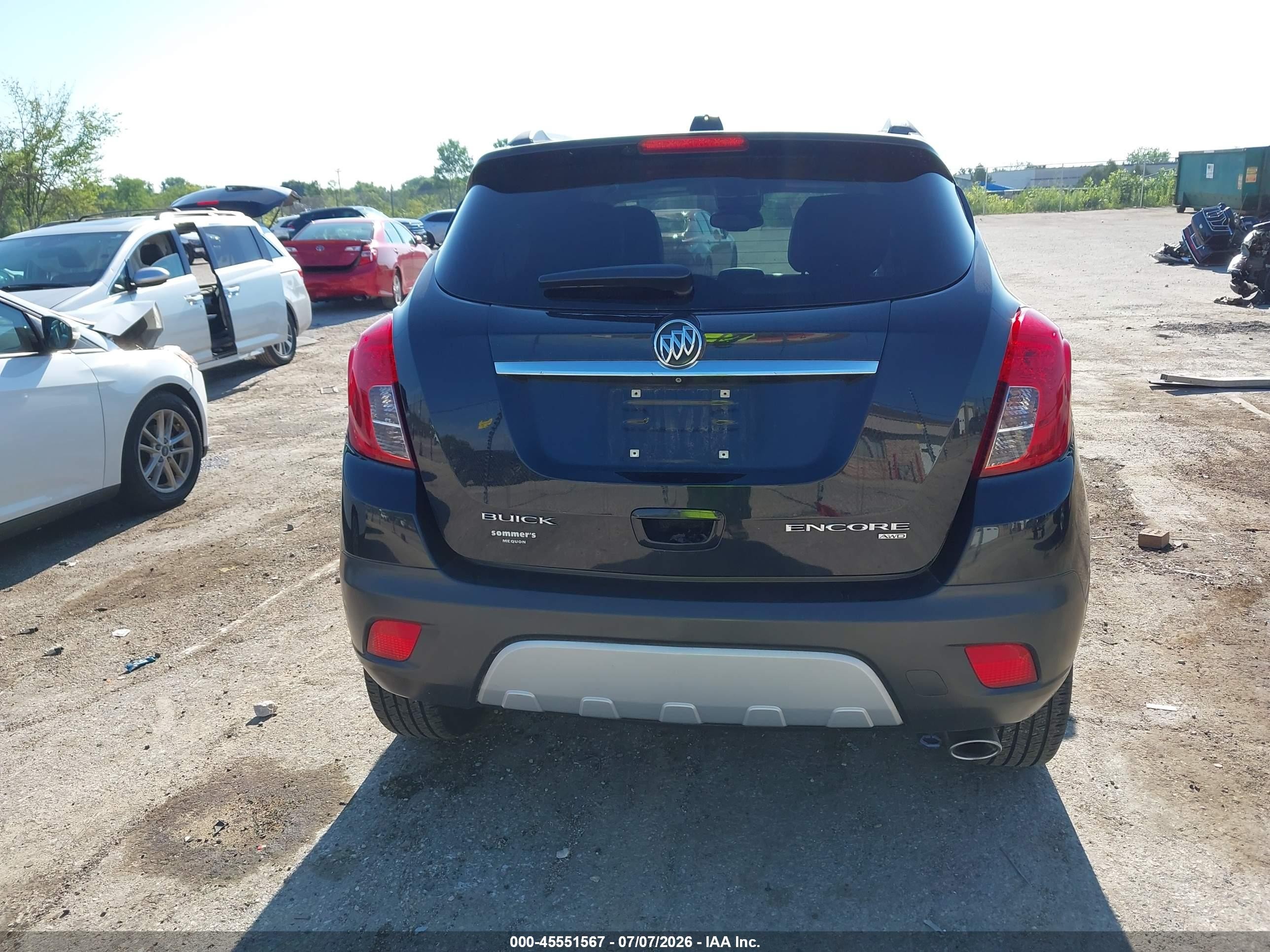 2015 Buick Encore Convenience Black vin: KL4CJFSB2FB265361