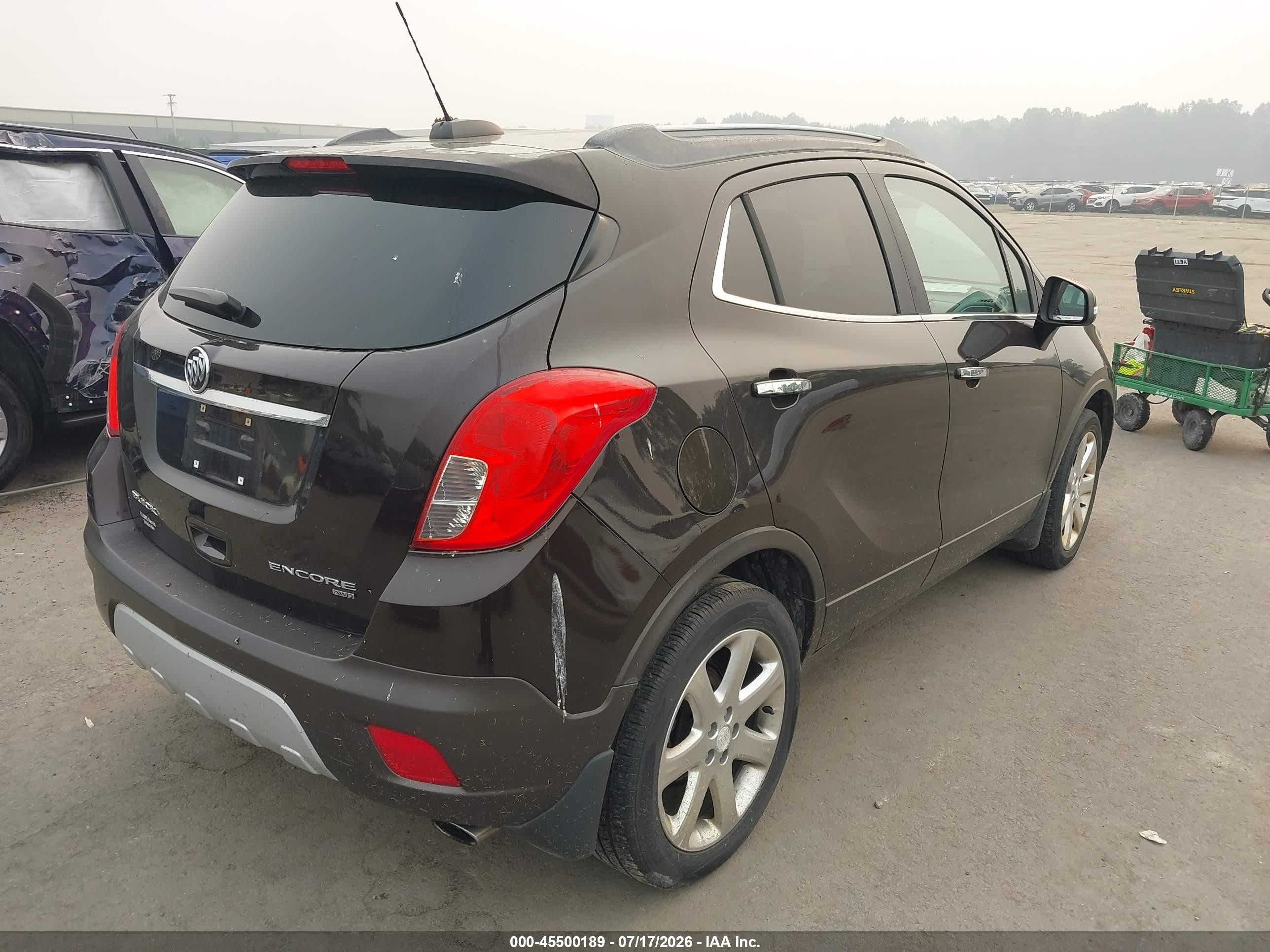 2015 Buick Encore Convenience Brown vin: KL4CJFSB2FB269457