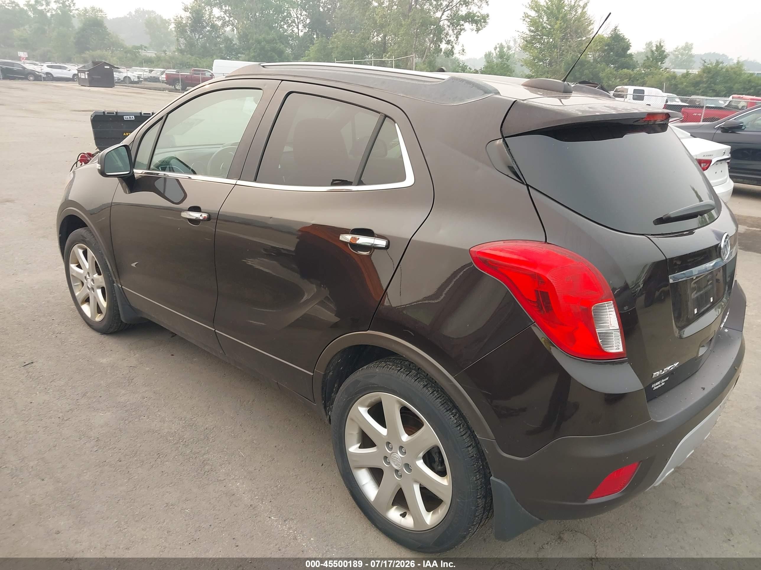 2015 Buick Encore Convenience Brown vin: KL4CJFSB2FB269457