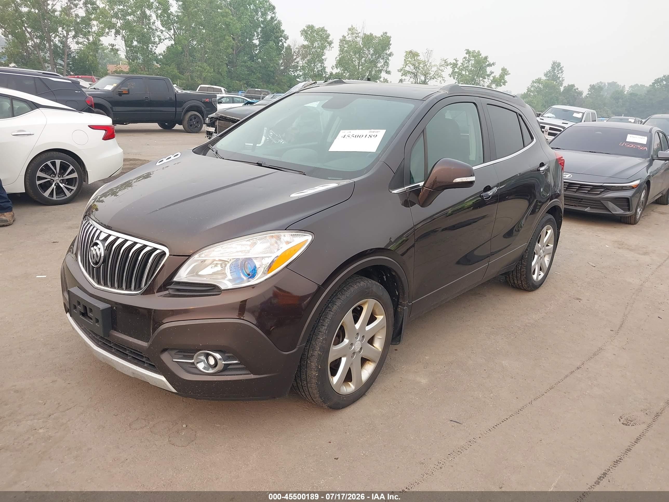 2015 Buick Encore Convenience Brown vin: KL4CJFSB2FB269457