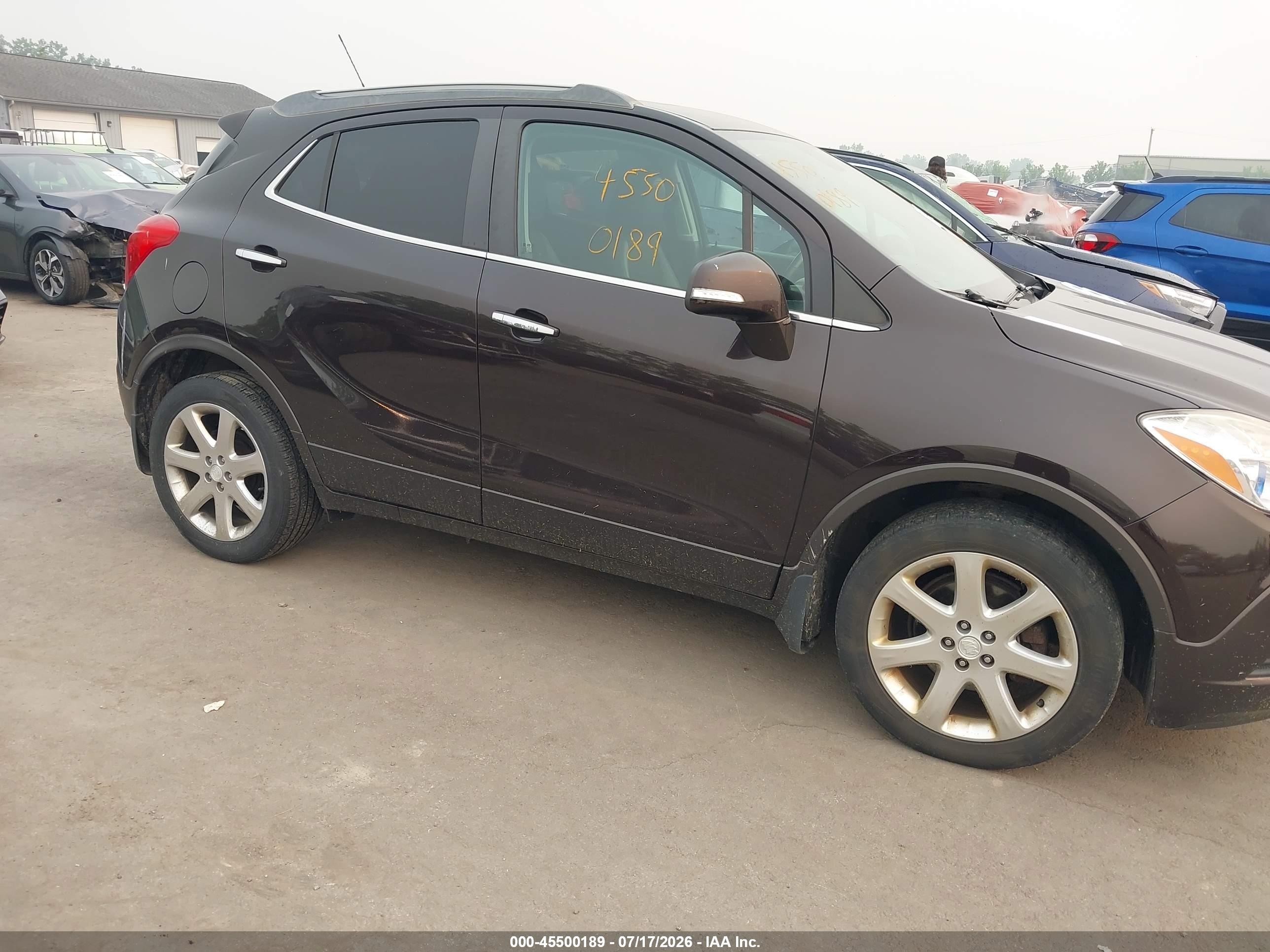 2015 Buick Encore Convenience Brown vin: KL4CJFSB2FB269457