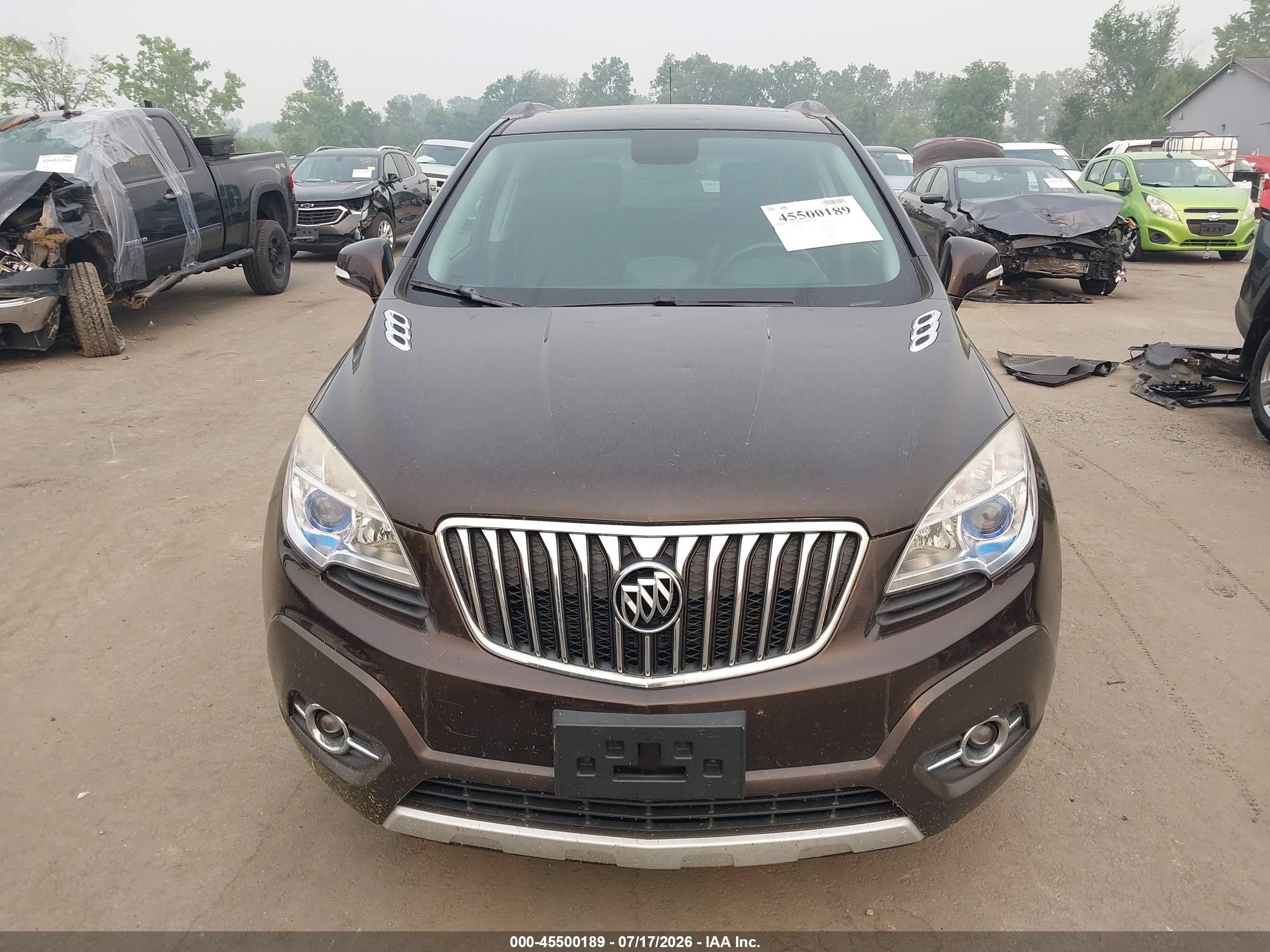 2015 Buick Encore Convenience Brown vin: KL4CJFSB2FB269457
