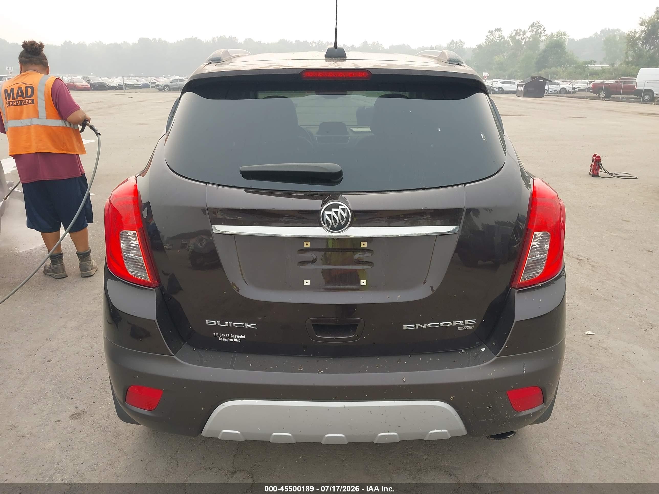2015 Buick Encore Convenience Brown vin: KL4CJFSB2FB269457