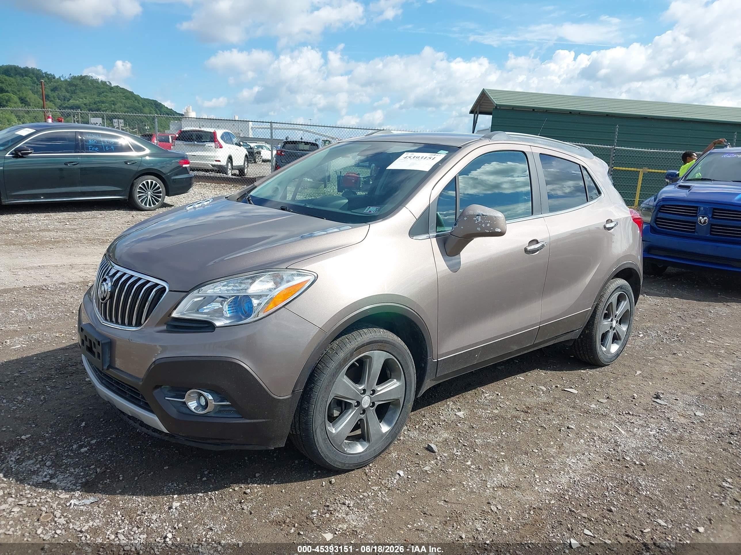 2013 Buick Encore Convenience Brown vin: KL4CJFSB3DB127194