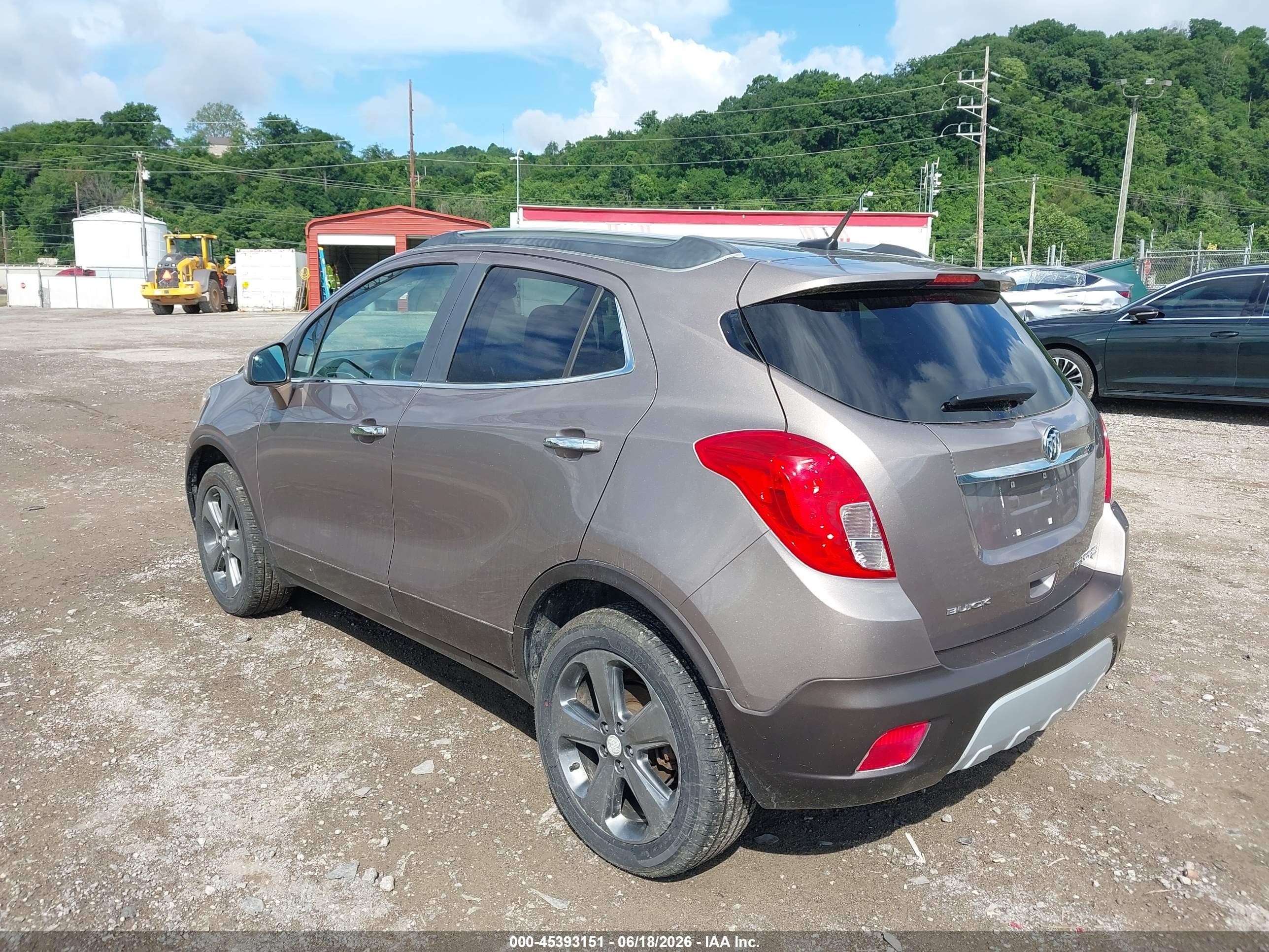 2013 Buick Encore Convenience Brown vin: KL4CJFSB3DB127194