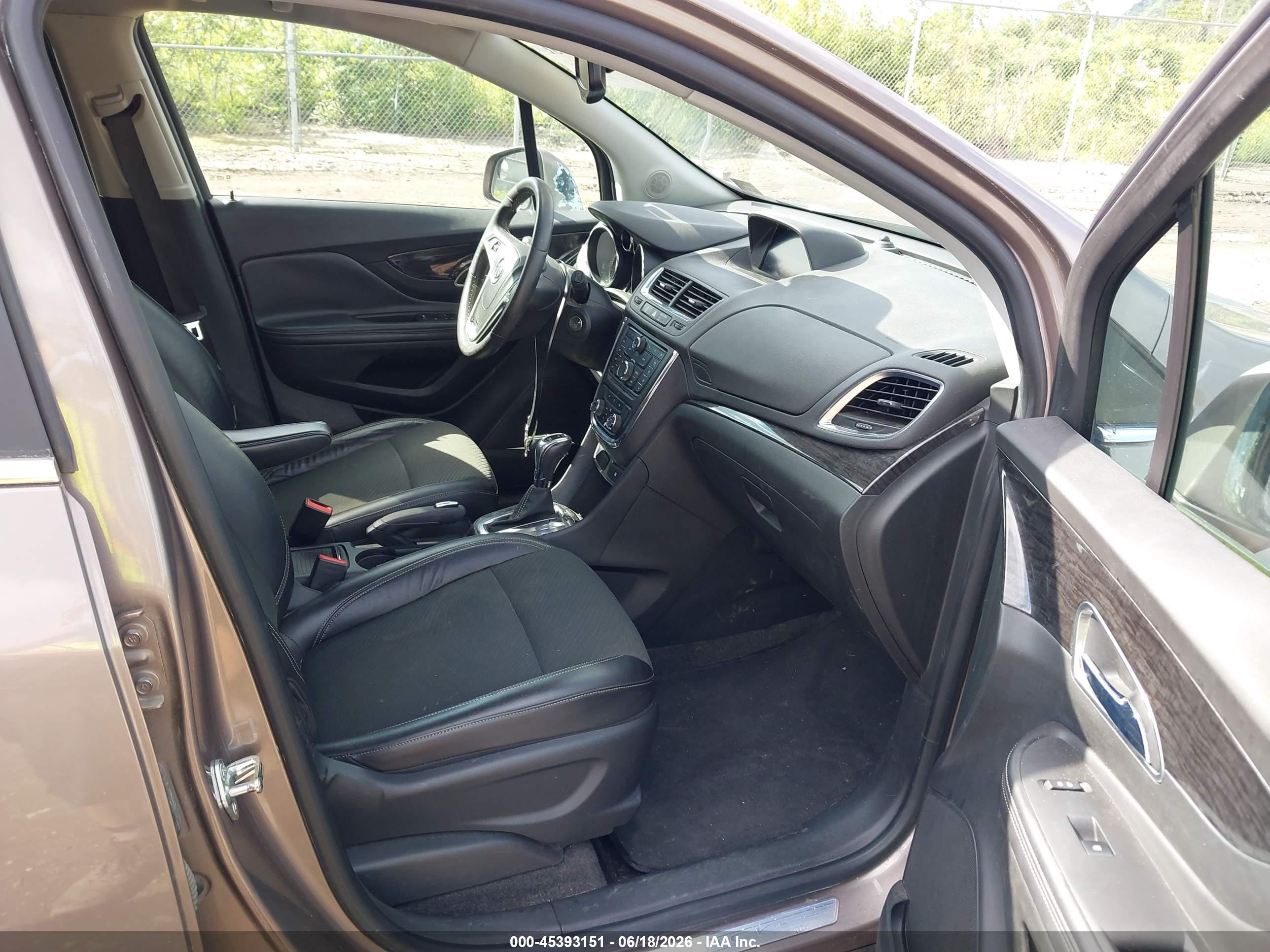 2013 Buick Encore Convenience Brown vin: KL4CJFSB3DB127194