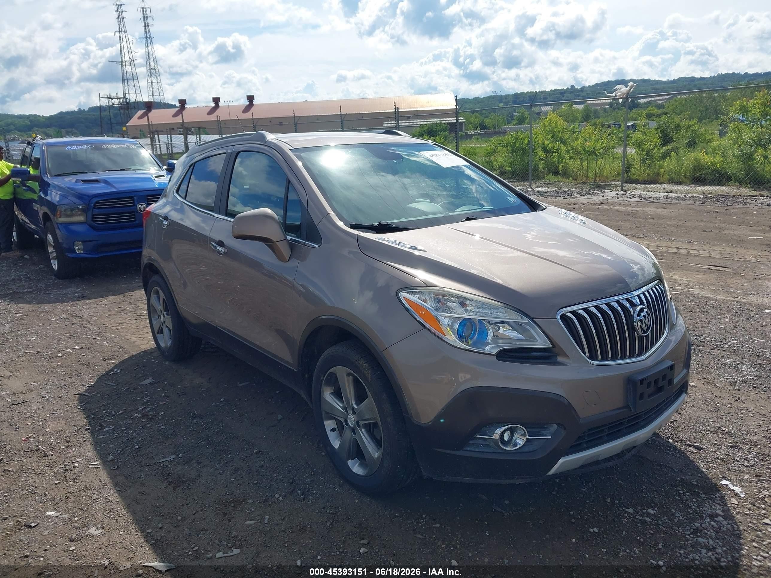 2013 Buick Encore Convenience Brown vin: KL4CJFSB3DB127194