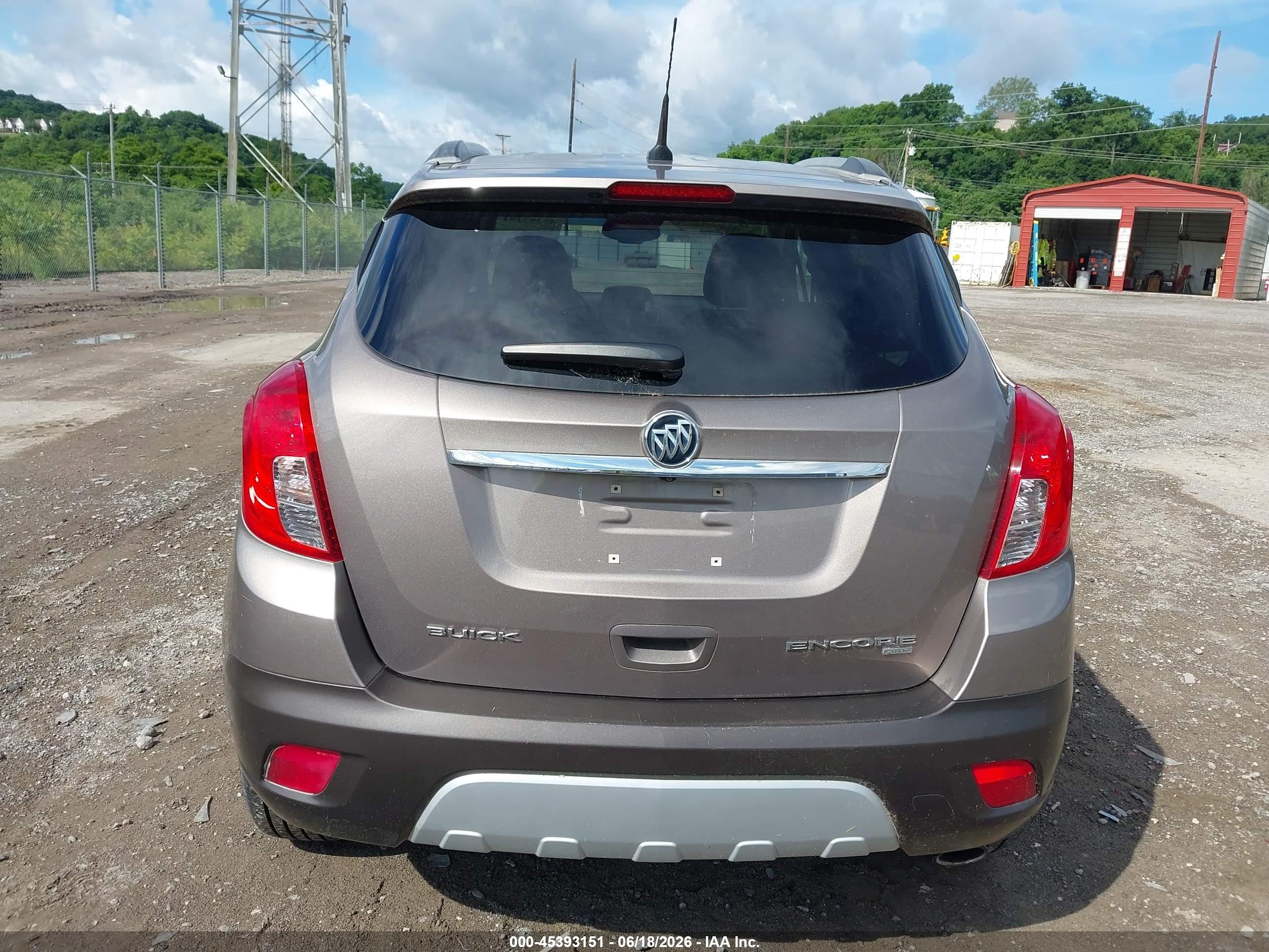 2013 Buick Encore Convenience Brown vin: KL4CJFSB3DB127194