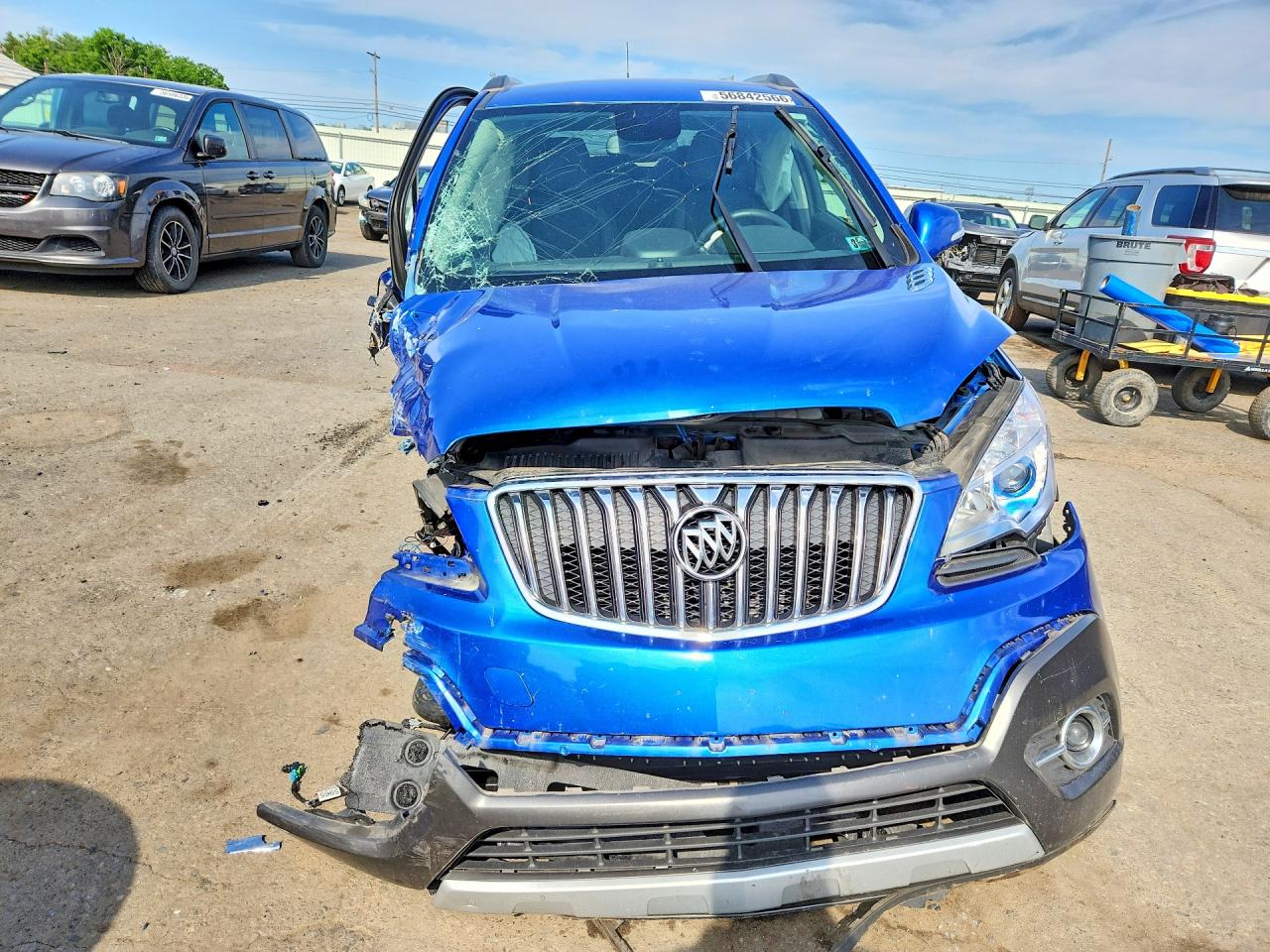 2014 Buick Encore Convenience Blue vin: KL4CJFSB3EB517617