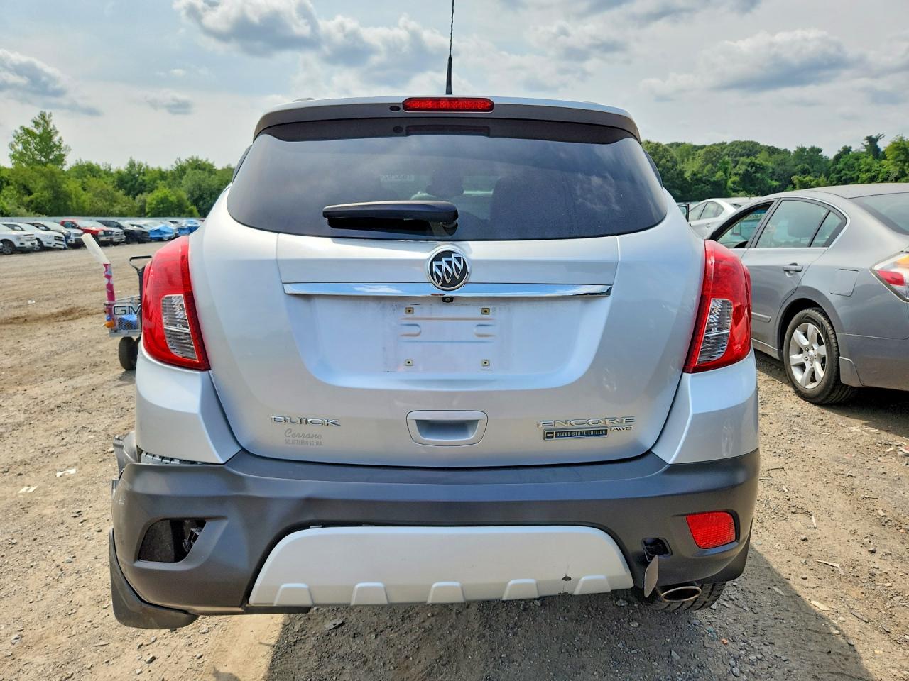 2014 Buick Encore Convenience Серебряный vin: KL4CJFSB3EB682602