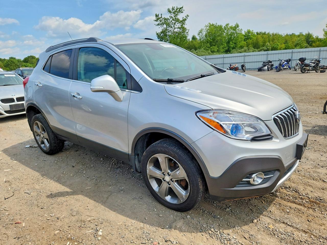 2014 Buick Encore Convenience Серебряный vin: KL4CJFSB3EB682602