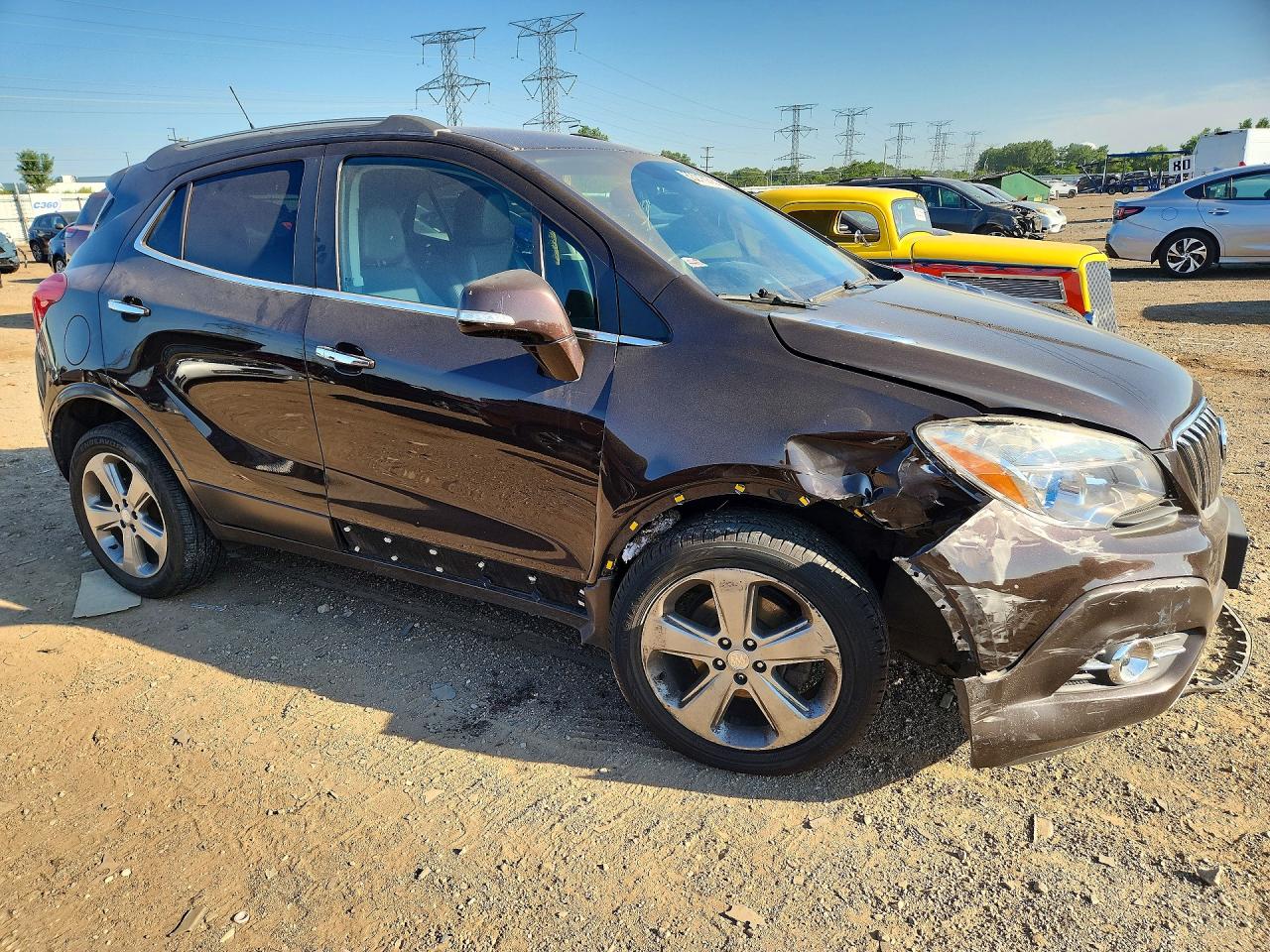 2014 Buick Encore Convenience Brown vin: KL4CJFSB3EB781744