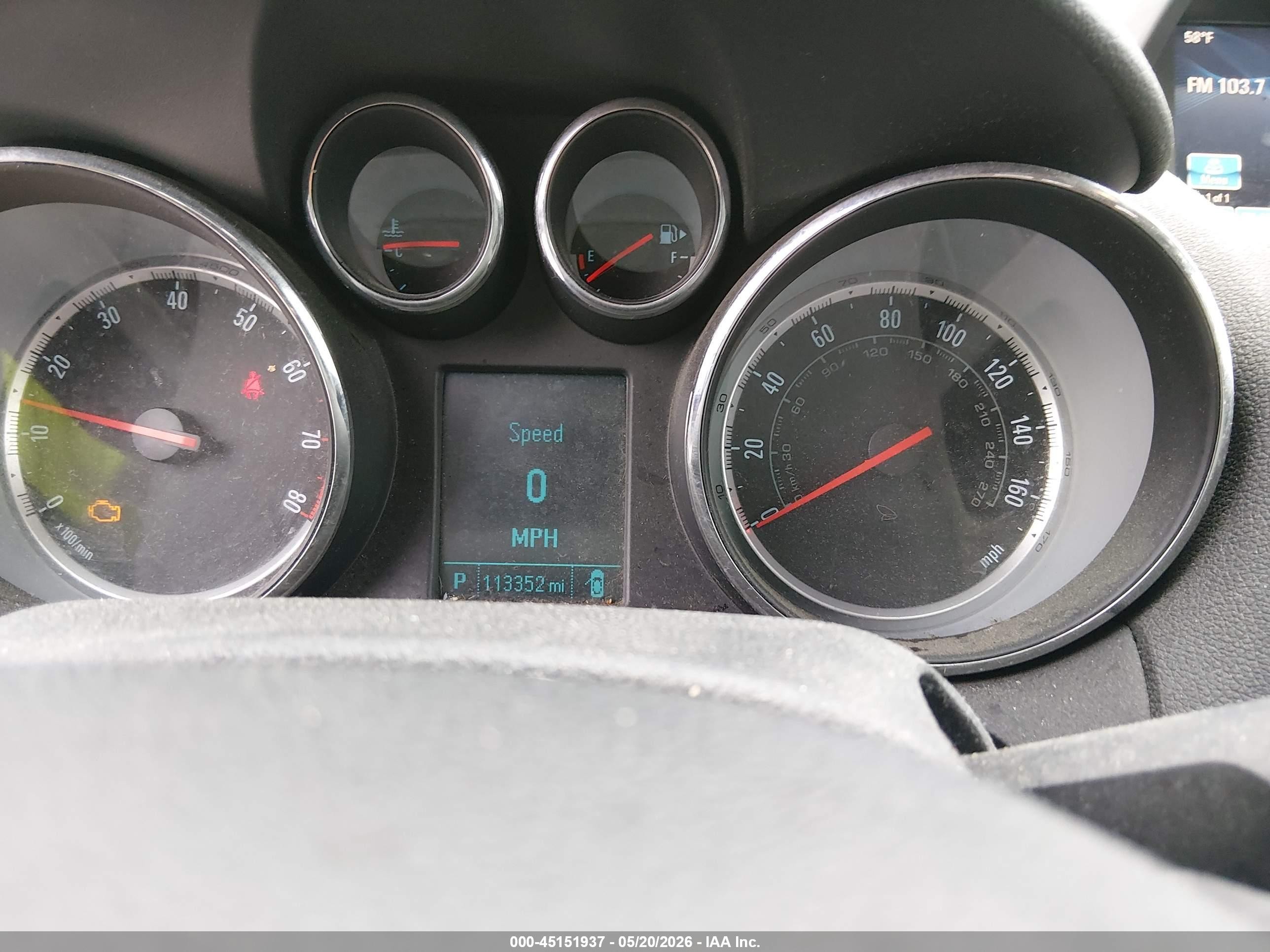 2015 Buick Encore Convenience Серый vin: KL4CJFSB3FB064908