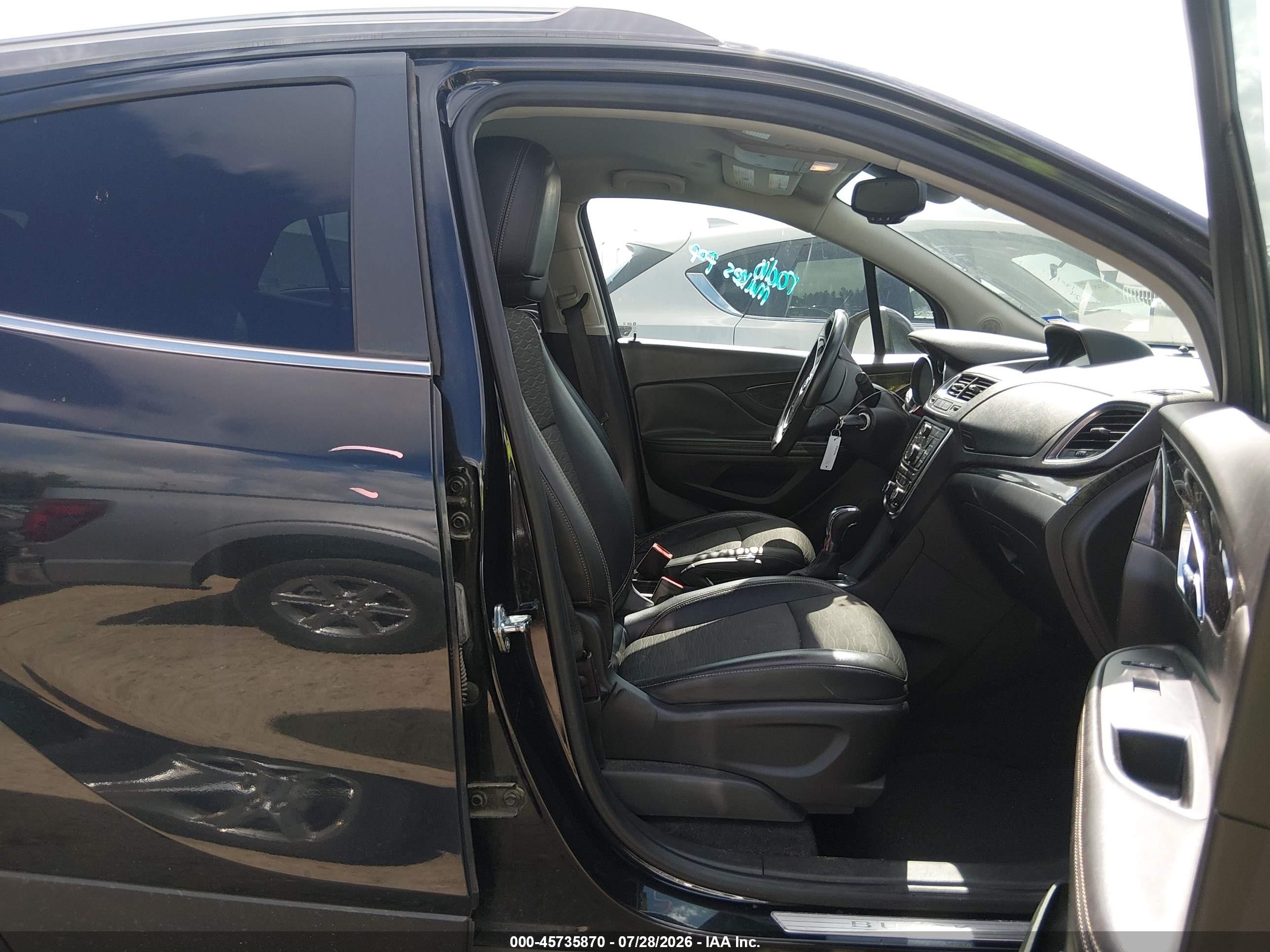 2015 Buick Encore Convenience Black vin: KL4CJFSB3FB204049