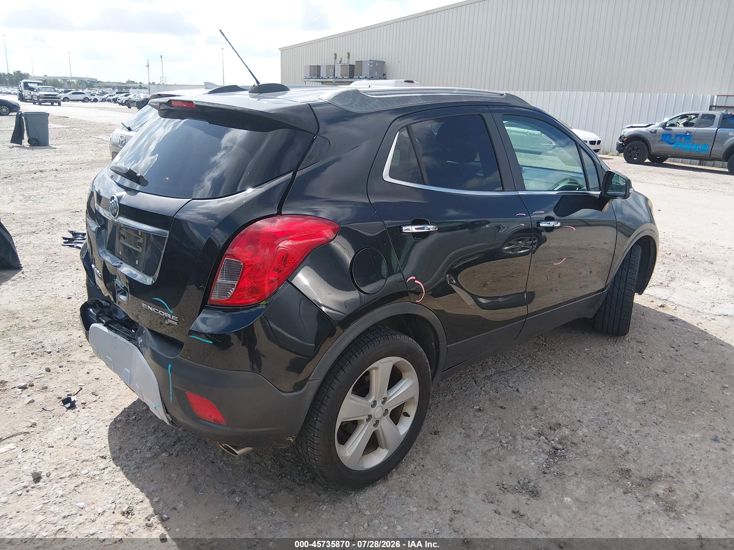 2015 Buick Encore Convenience Black vin: KL4CJFSB3FB204049