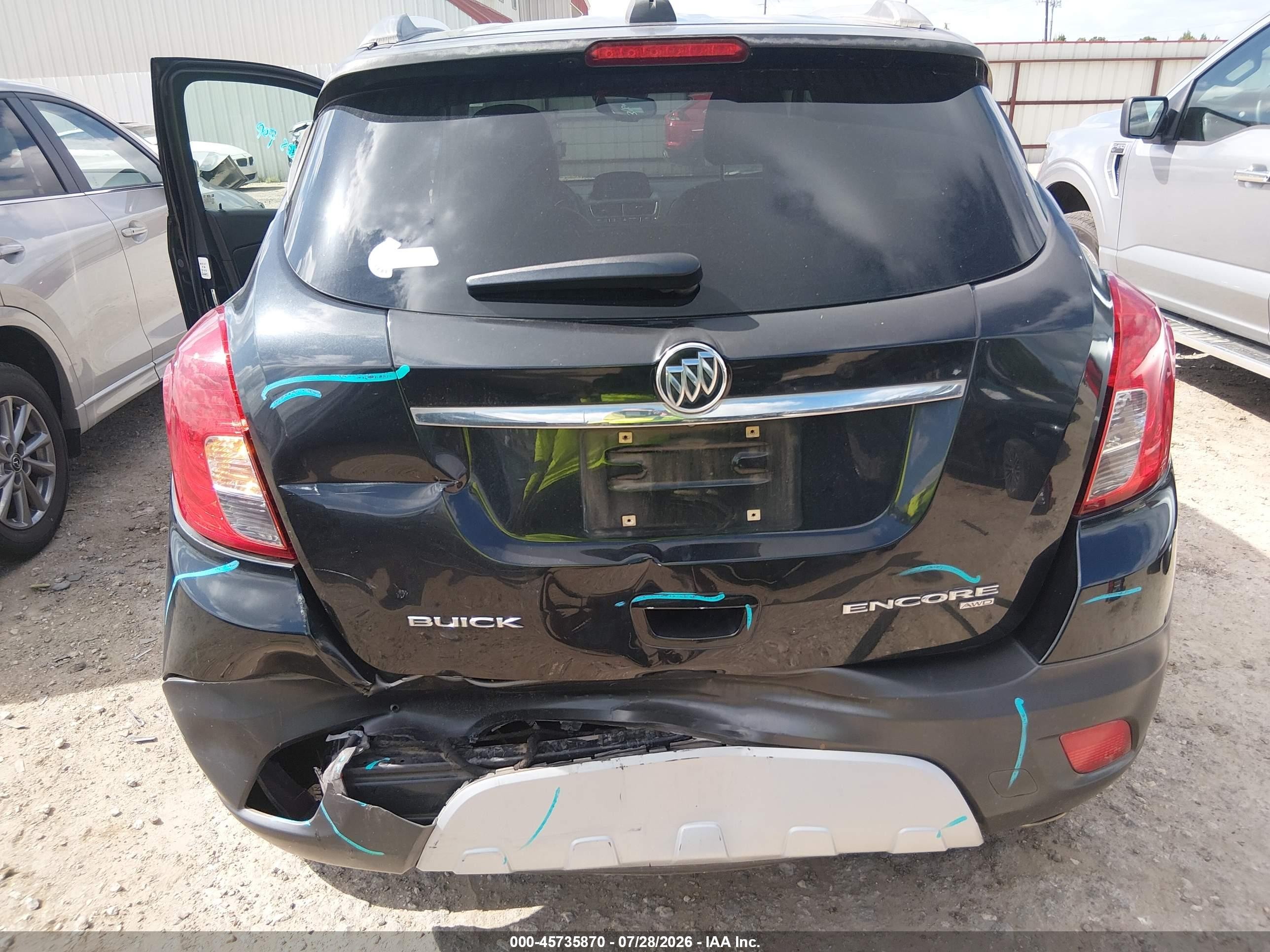 2015 Buick Encore Convenience Black vin: KL4CJFSB3FB204049