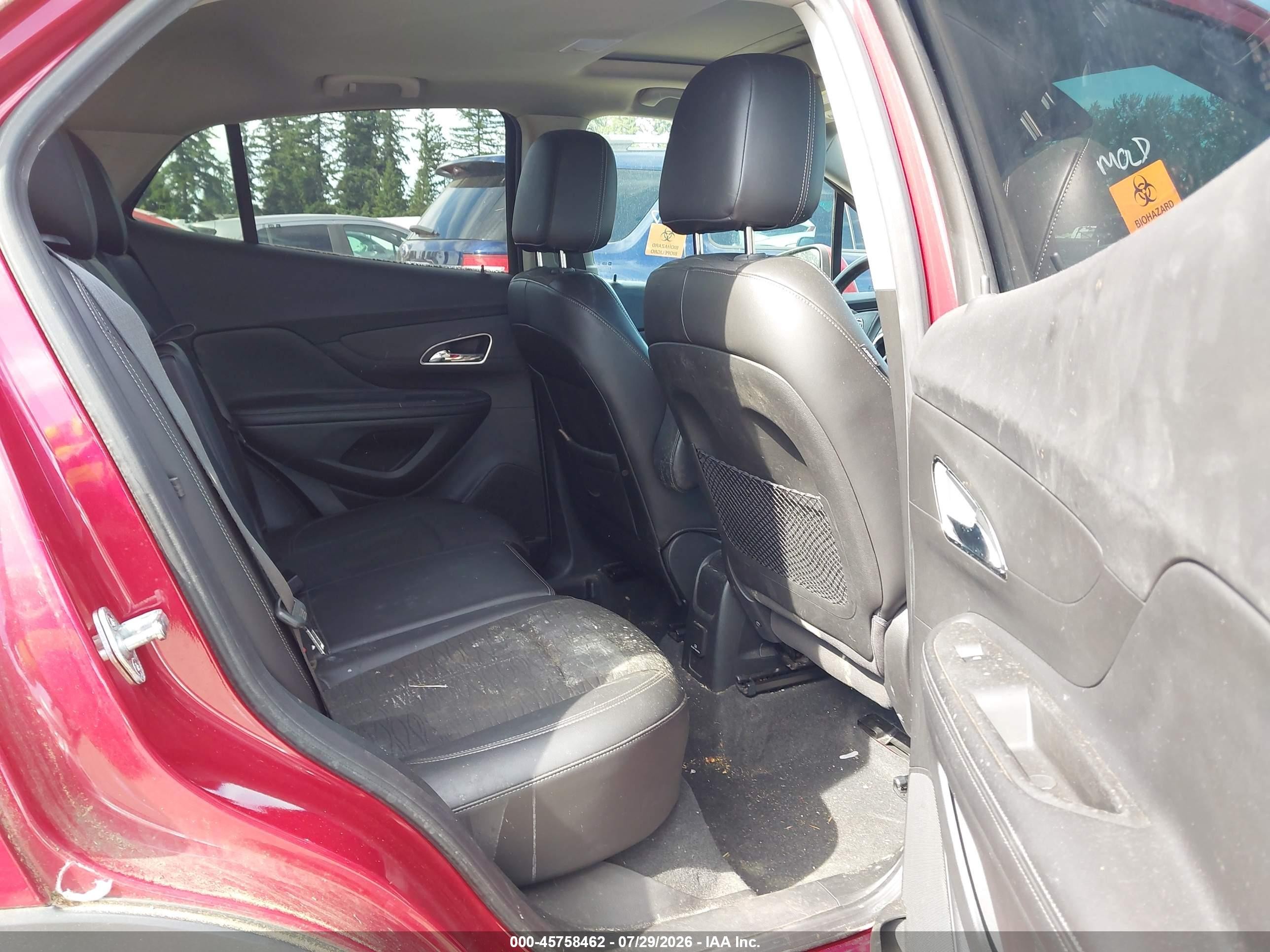 2015 Buick Encore Convenience Red vin: KL4CJFSB3FB250920