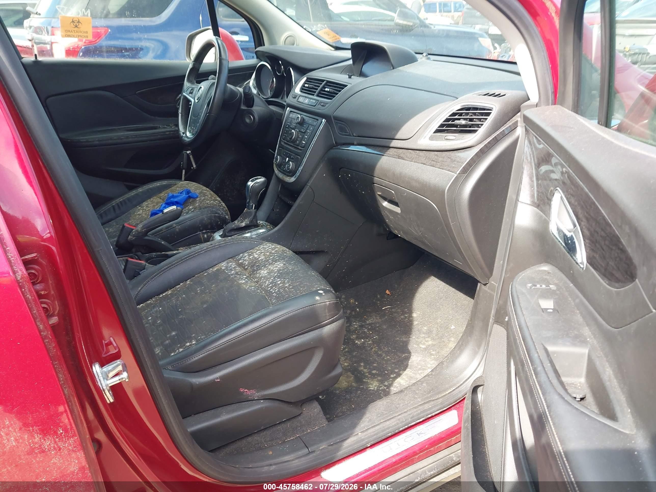 2015 Buick Encore Convenience Red vin: KL4CJFSB3FB250920