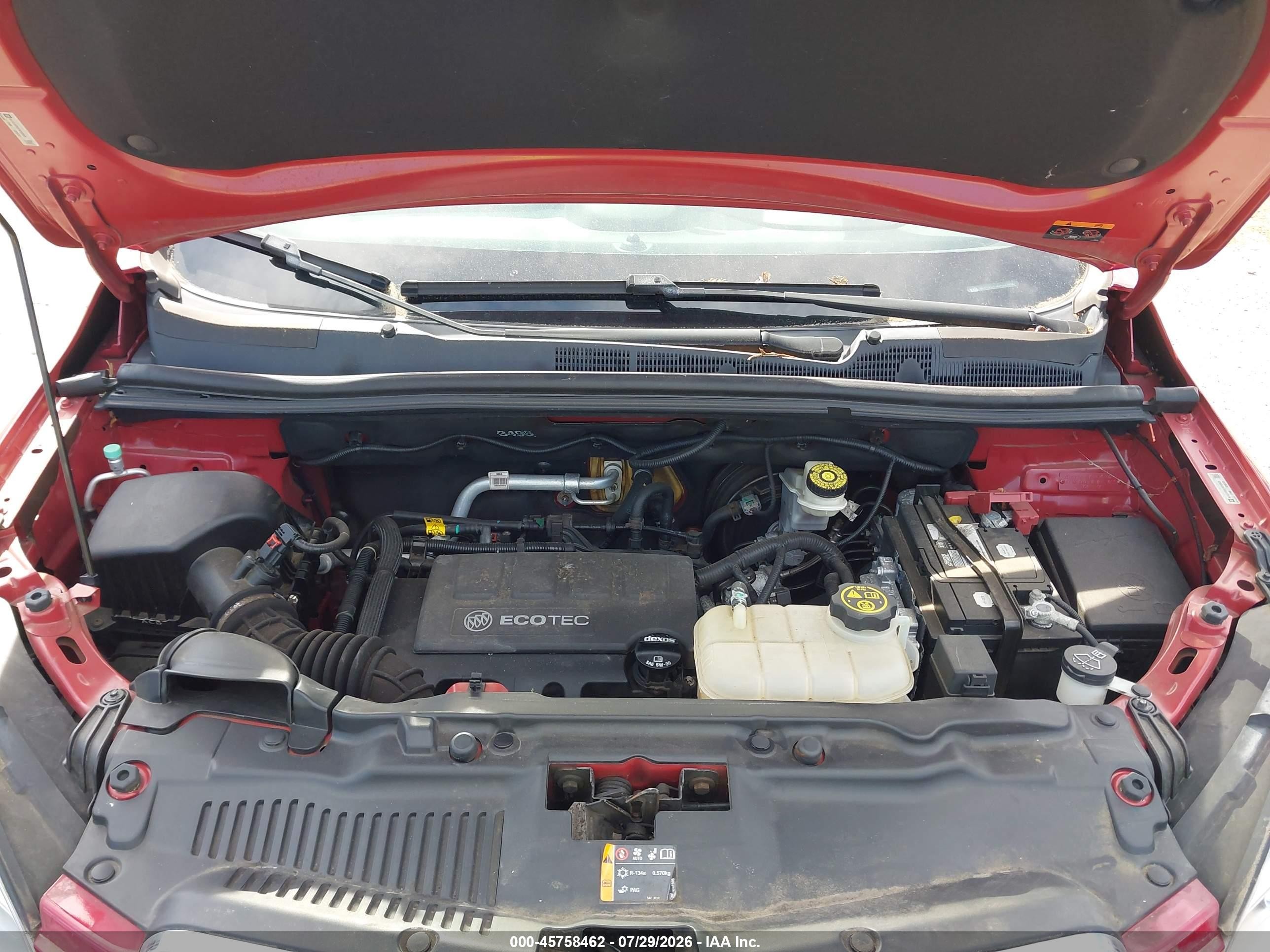 2015 Buick Encore Convenience Red vin: KL4CJFSB3FB250920