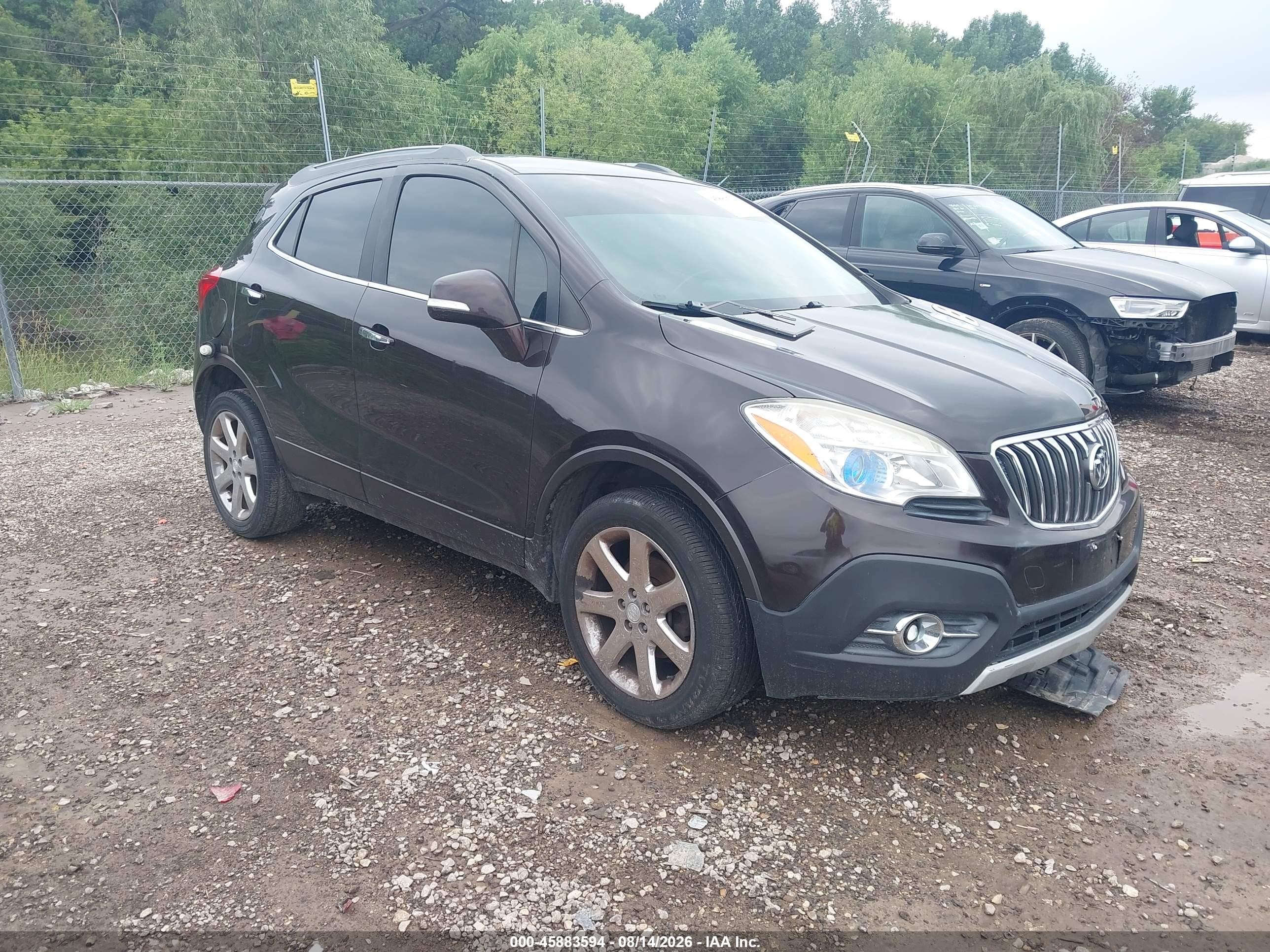 2014 Buick Encore Convenience Black vin: KL4CJFSB4EB580208