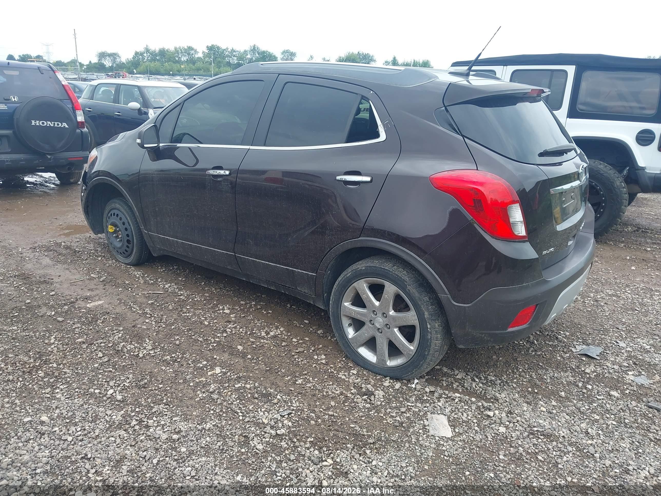 2014 Buick Encore Convenience Black vin: KL4CJFSB4EB580208