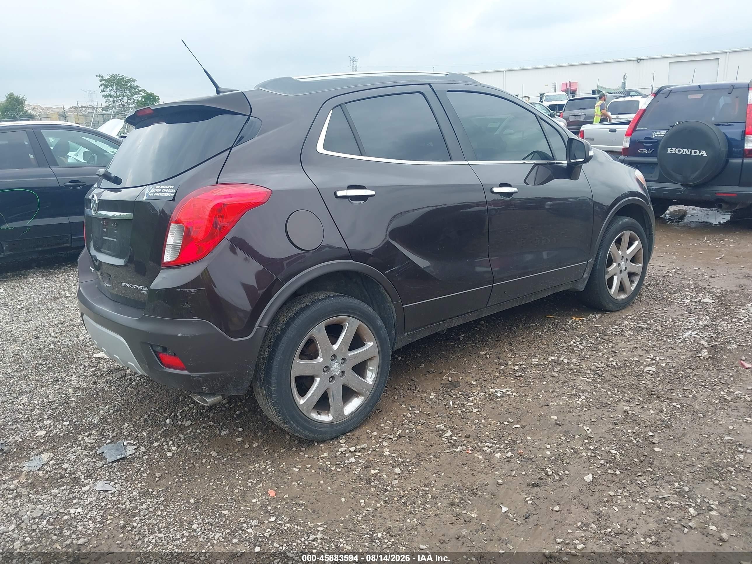 2014 Buick Encore Convenience Black vin: KL4CJFSB4EB580208