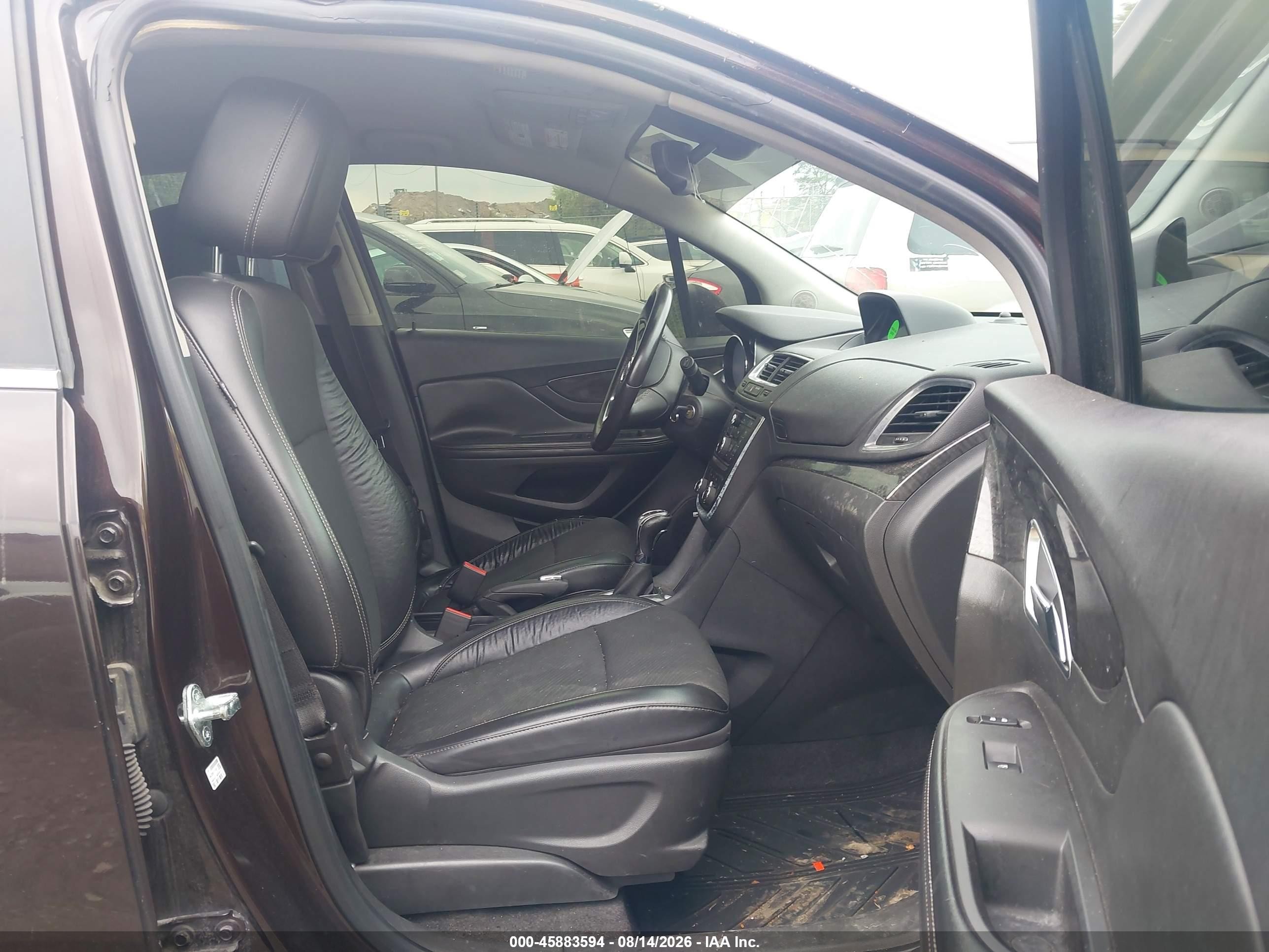 2014 Buick Encore Convenience Black vin: KL4CJFSB4EB580208
