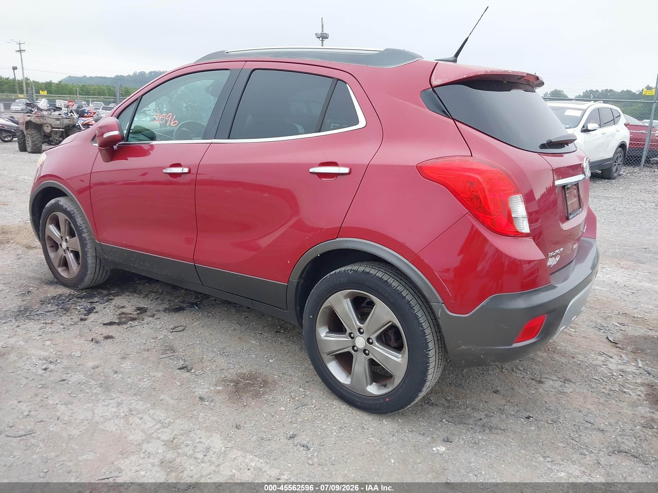 2014 Buick Encore Convenience Red vin: KL4CJFSB4EB598482