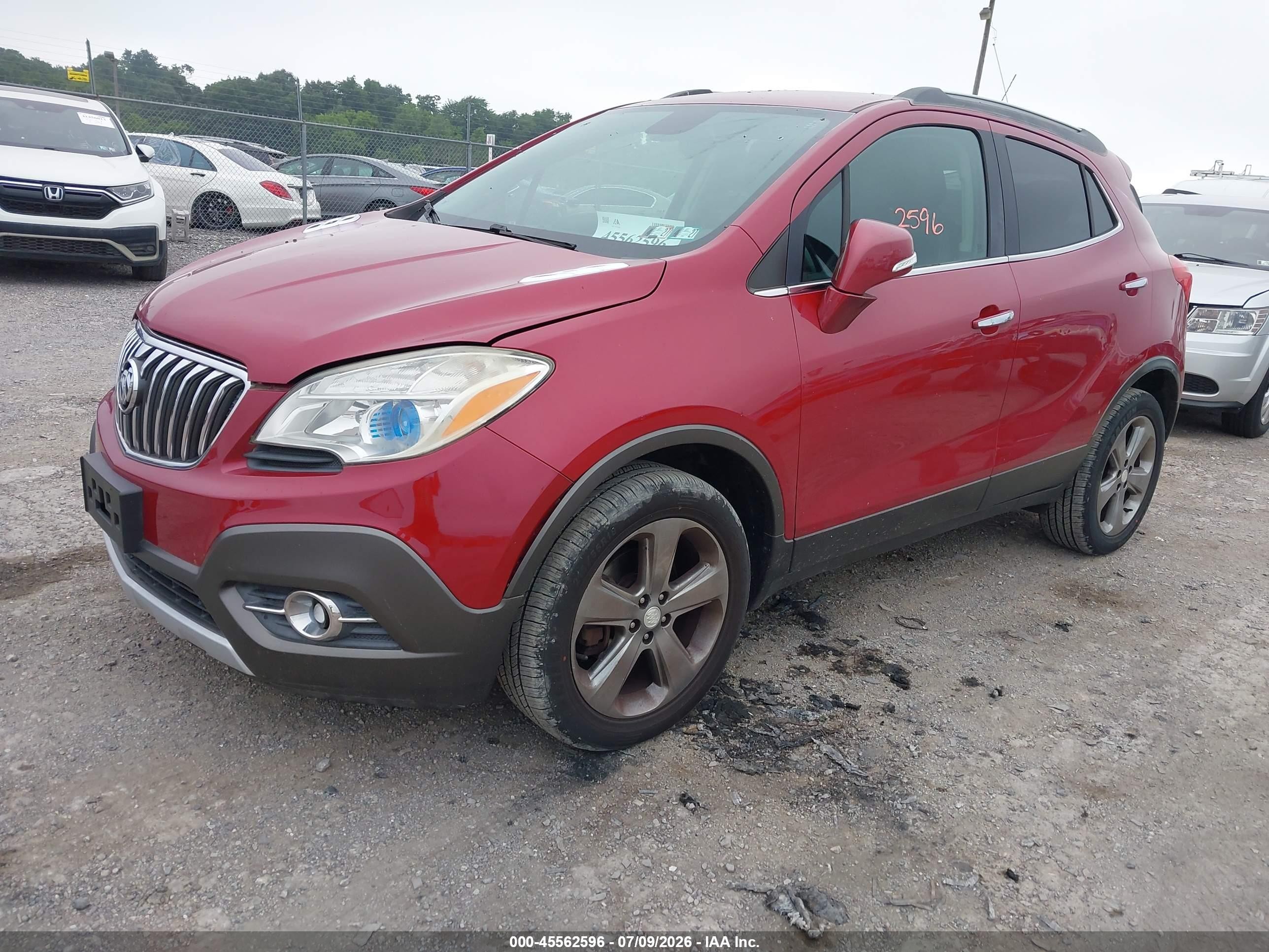 2014 Buick Encore Convenience Red vin: KL4CJFSB4EB598482