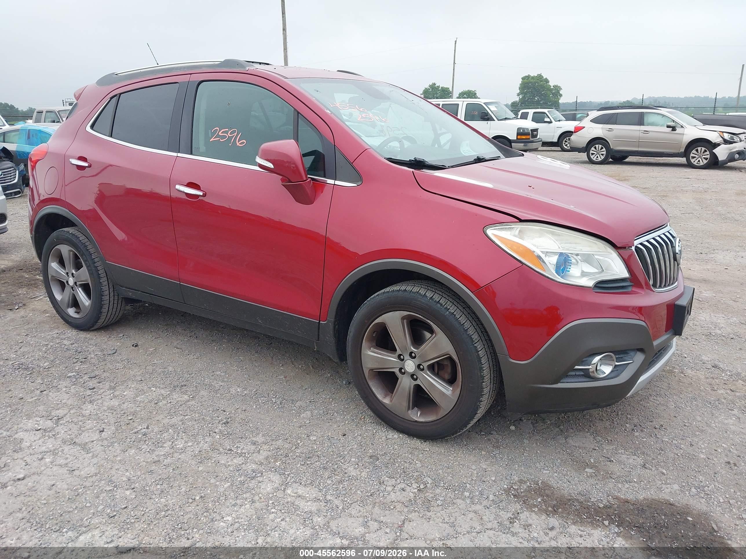 2014 Buick Encore Convenience Red vin: KL4CJFSB4EB598482