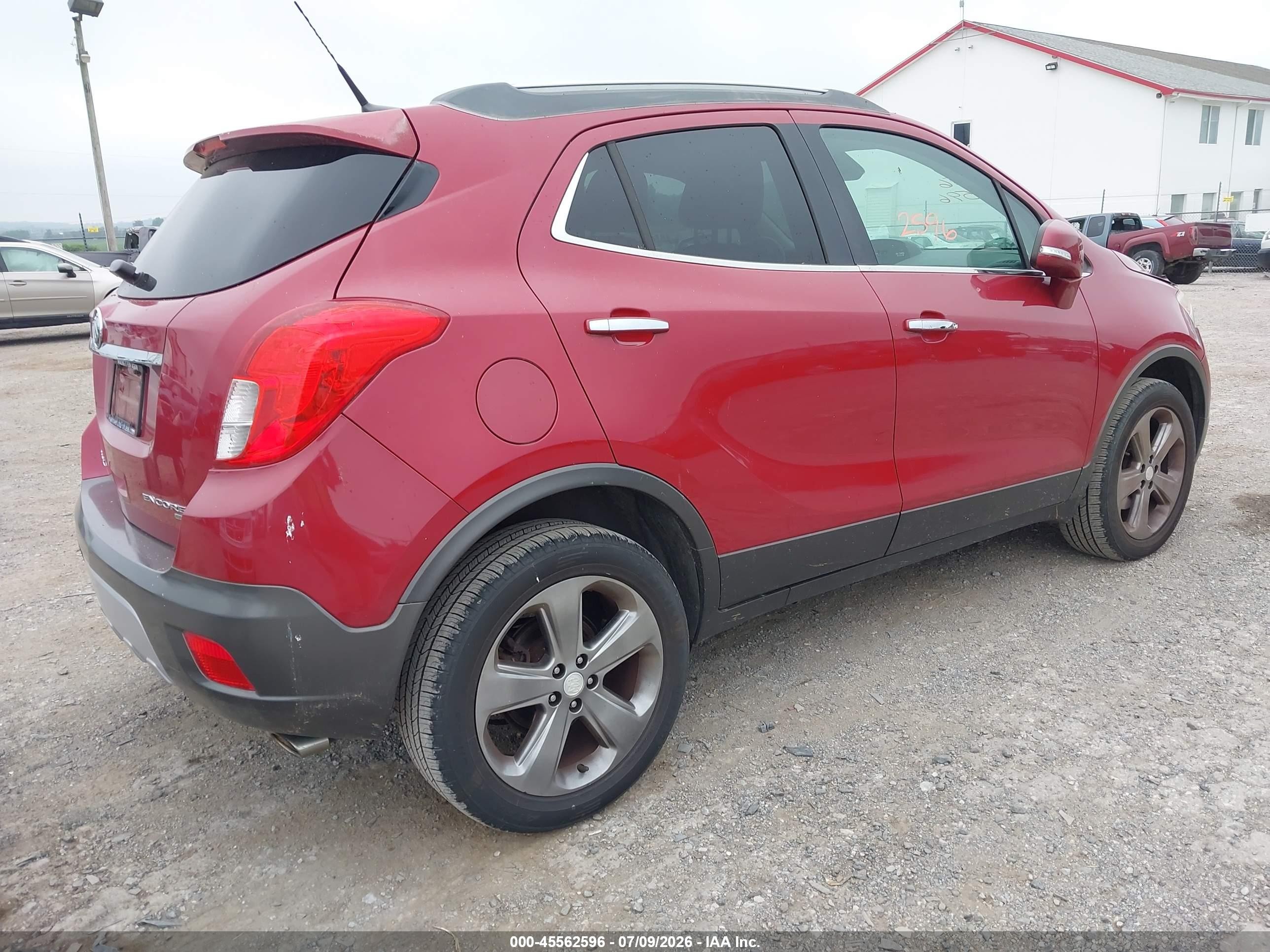 2014 Buick Encore Convenience Red vin: KL4CJFSB4EB598482