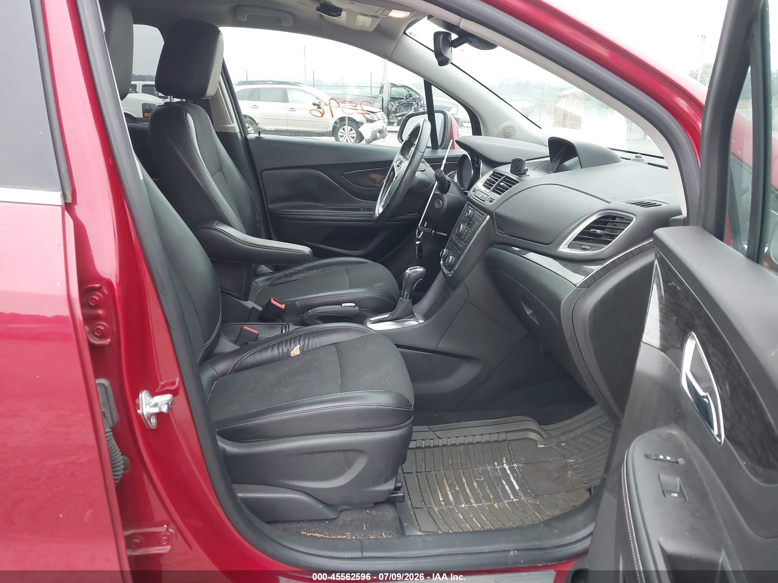 2014 Buick Encore Convenience Red vin: KL4CJFSB4EB598482