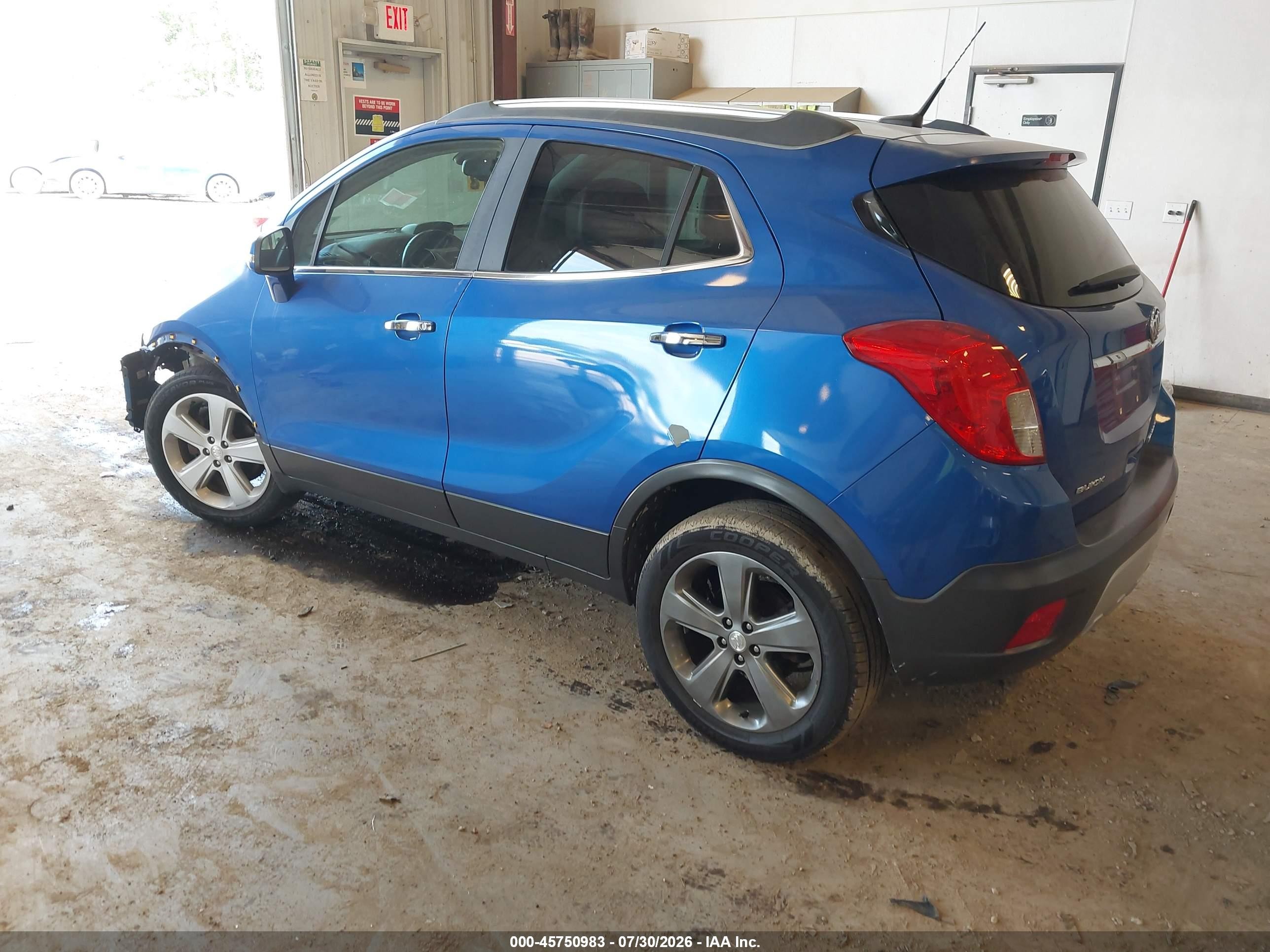 2014 Buick Encore Convenience Blue vin: KL4CJFSB4EB694385
