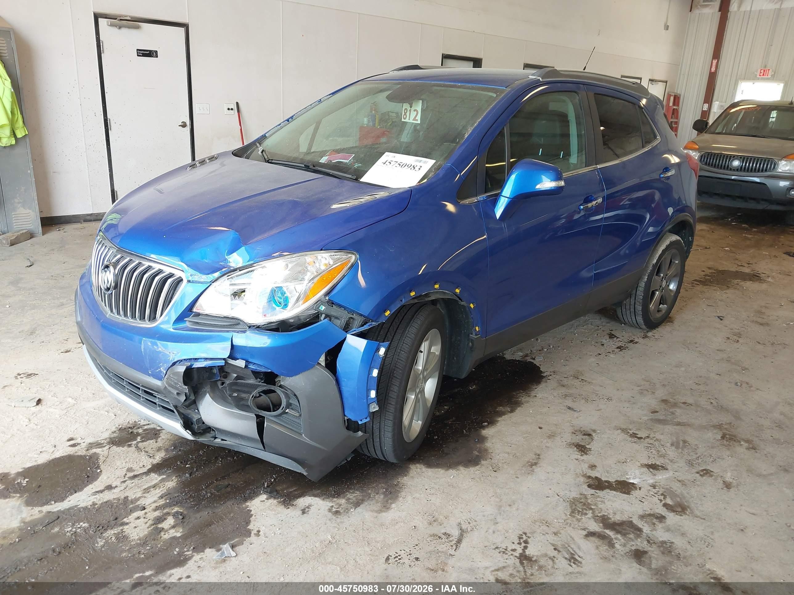2014 Buick Encore Convenience Blue vin: KL4CJFSB4EB694385