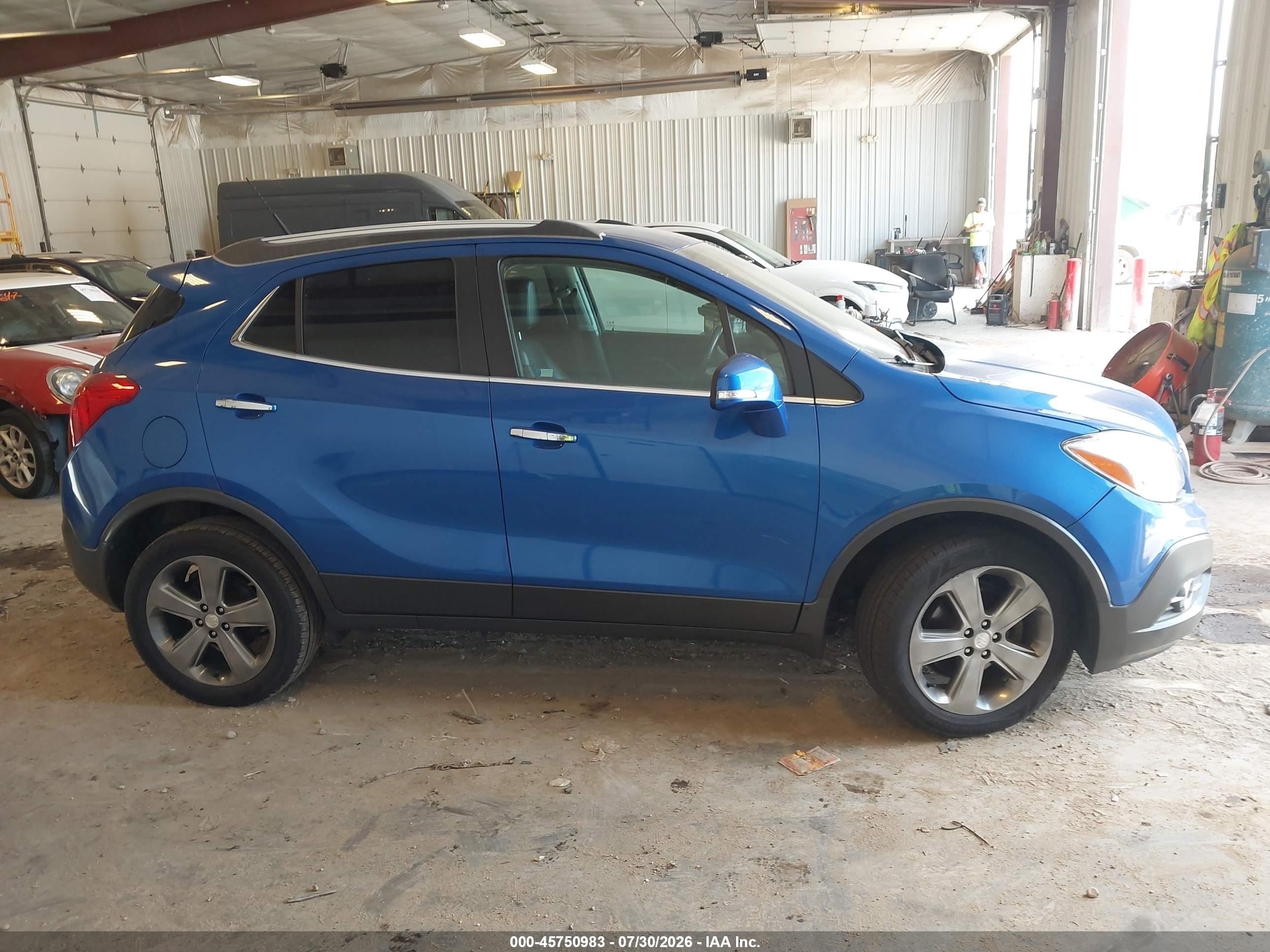 2014 Buick Encore Convenience Blue vin: KL4CJFSB4EB694385