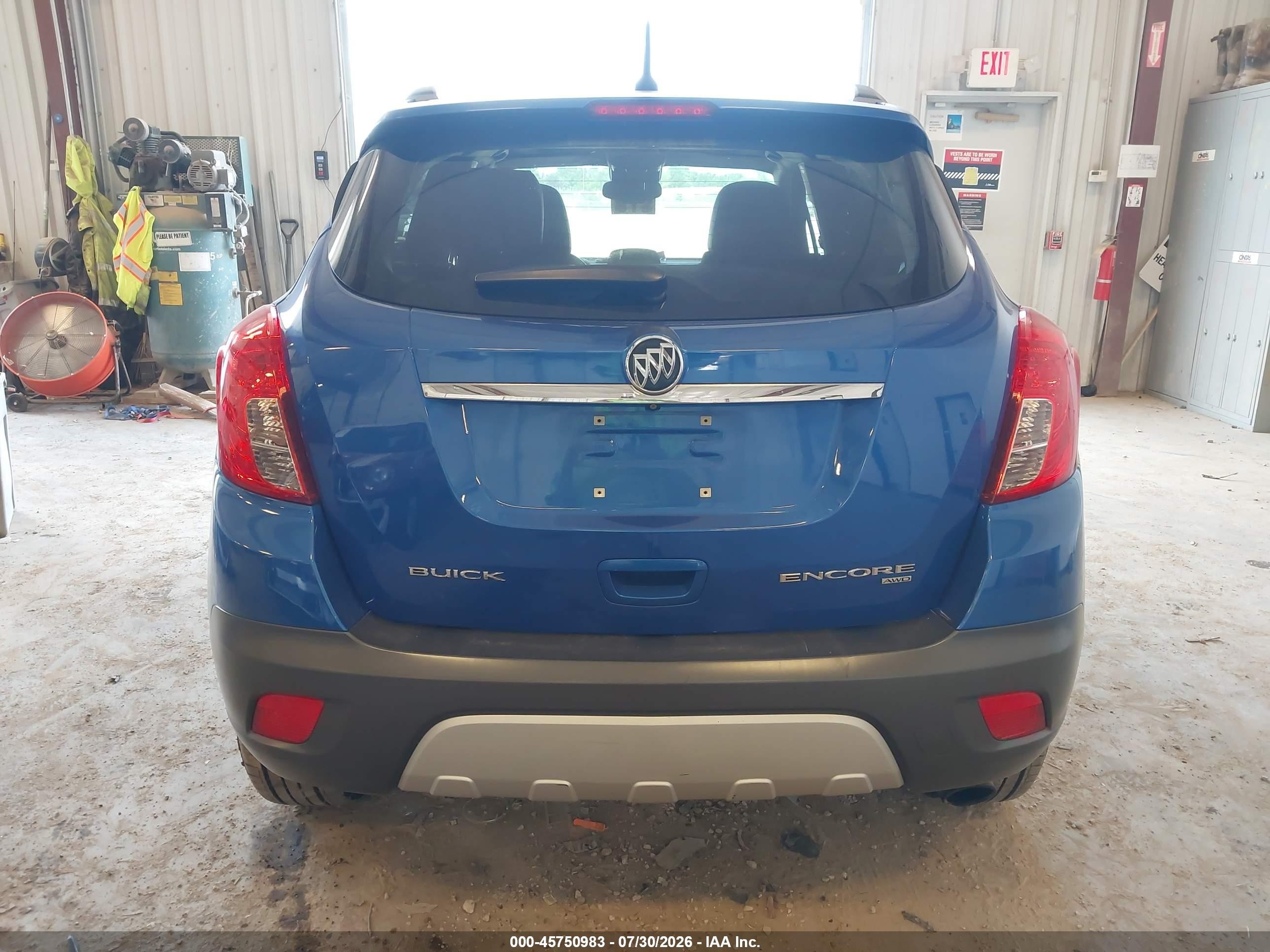 2014 Buick Encore Convenience Blue vin: KL4CJFSB4EB694385