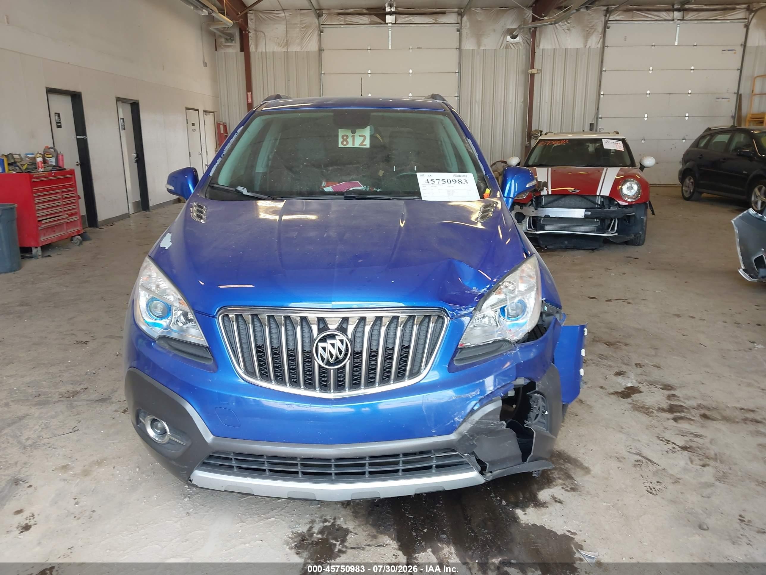 2014 Buick Encore Convenience Blue vin: KL4CJFSB4EB694385
