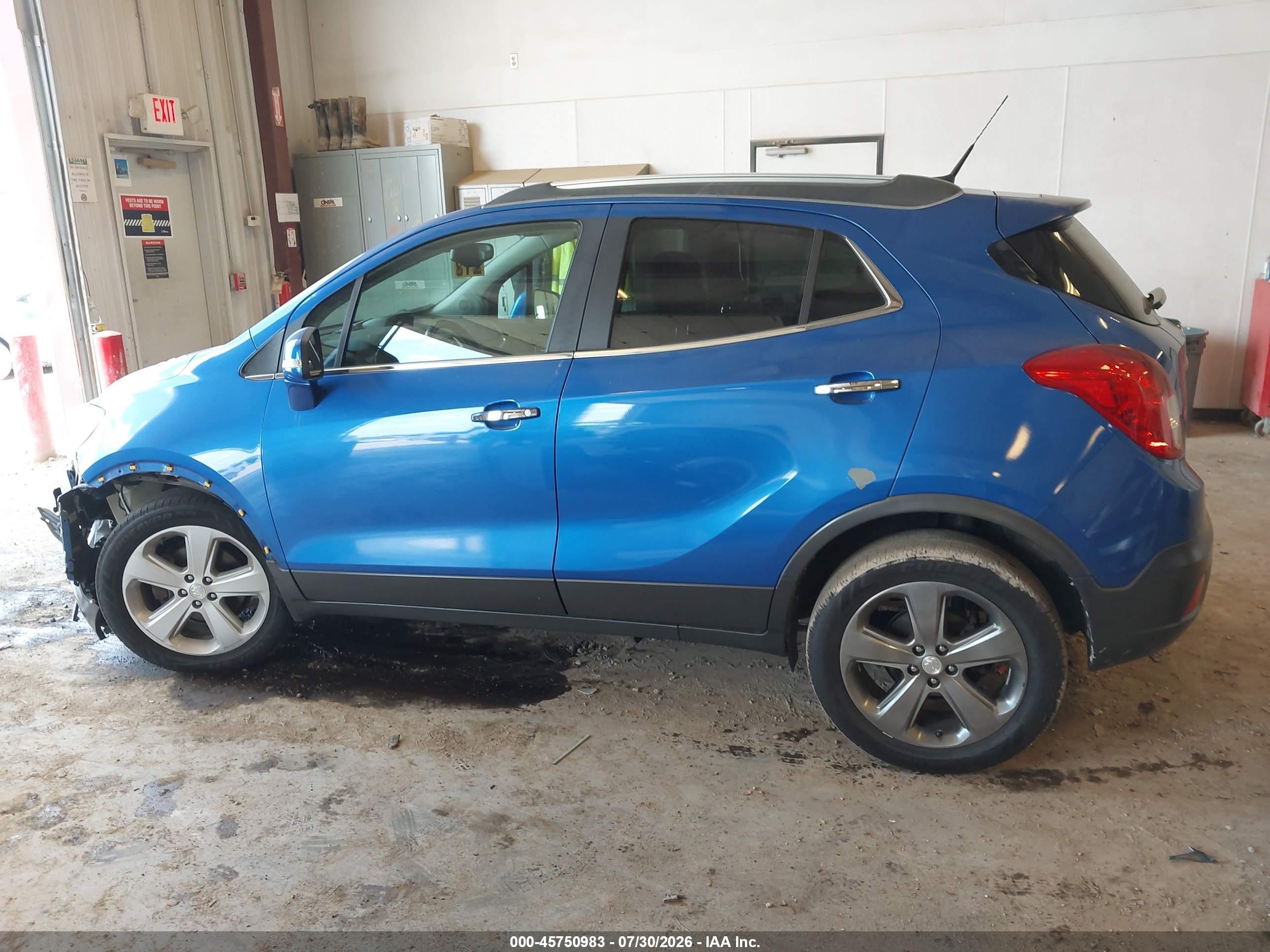 2014 Buick Encore Convenience Blue vin: KL4CJFSB4EB694385